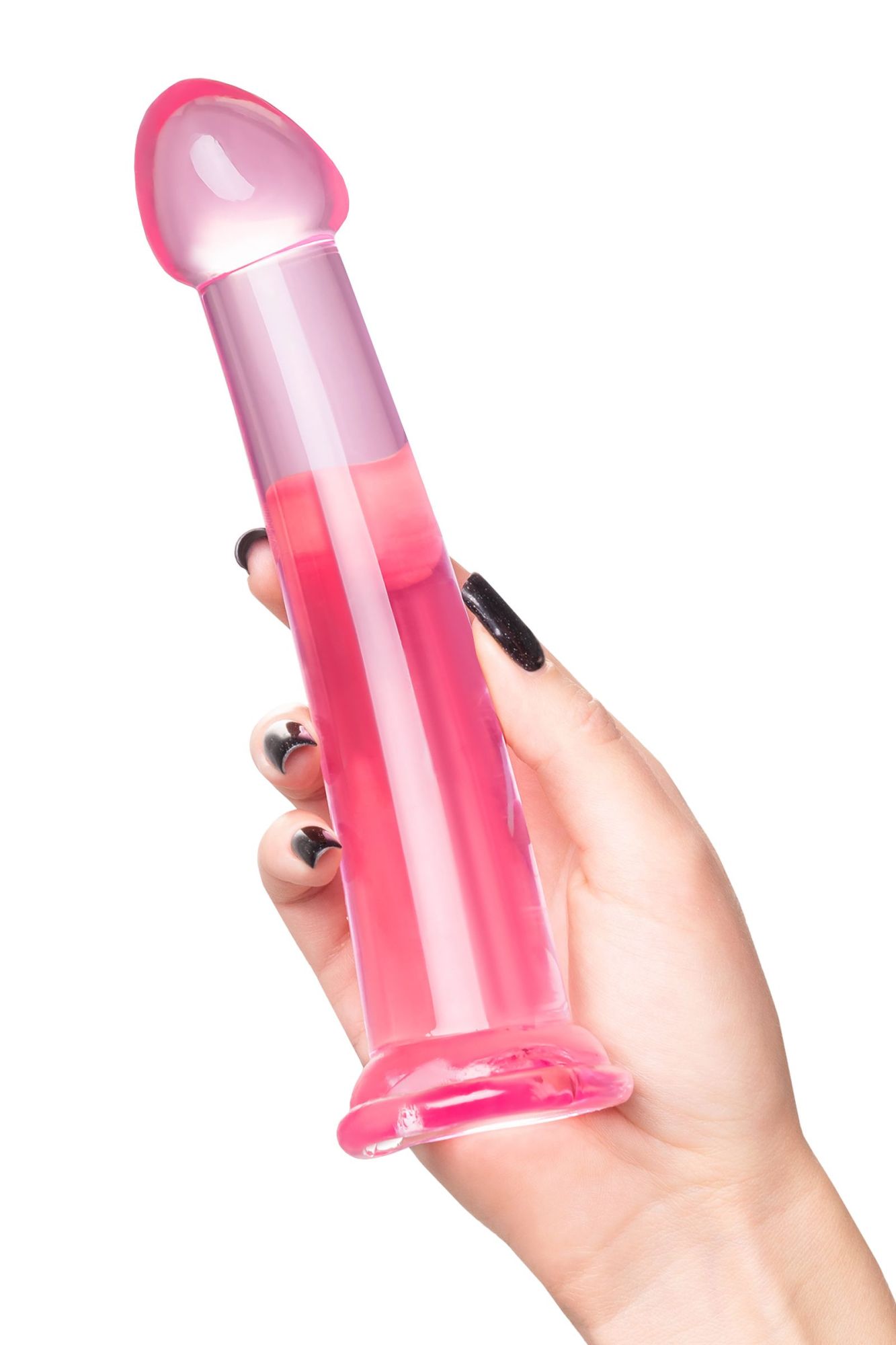 нереалистичный фаллоимитатор jelly dildo l toyfa basic, tpe, розовый, 20 см в России