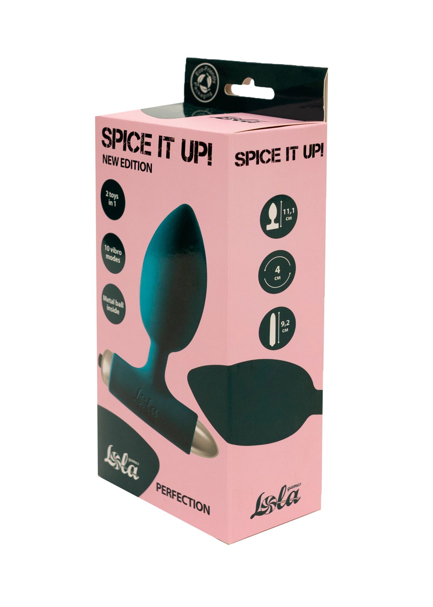 анальная пробка с вибрацией spice it up new edition perfection dark green 8014-02lola в России