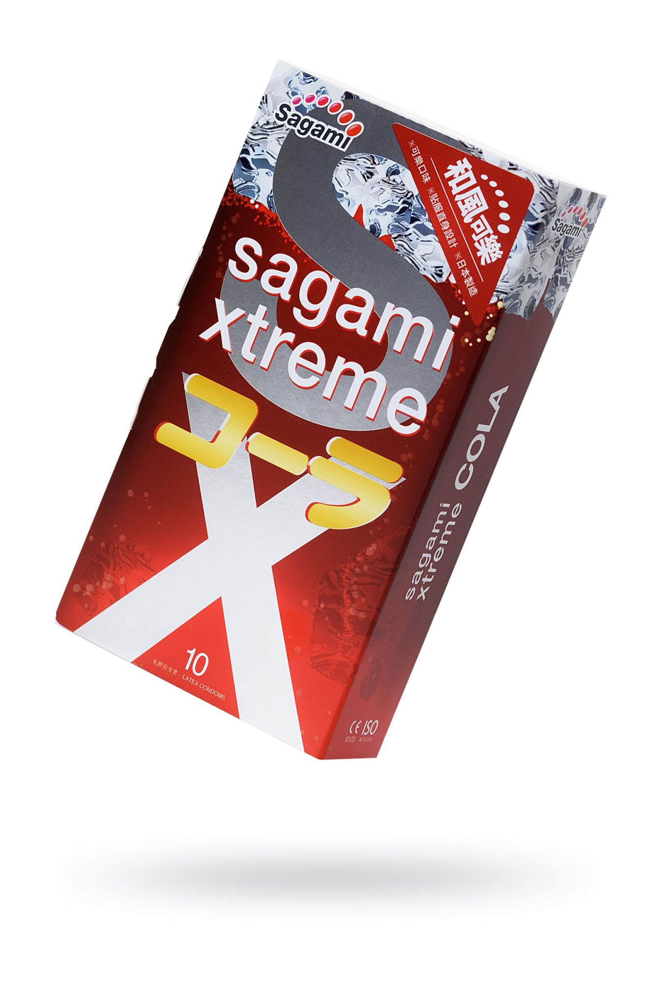 презервативы sagami, xtreme, cola, латекс, 19 см, 5,2 см, 10 шт. в России