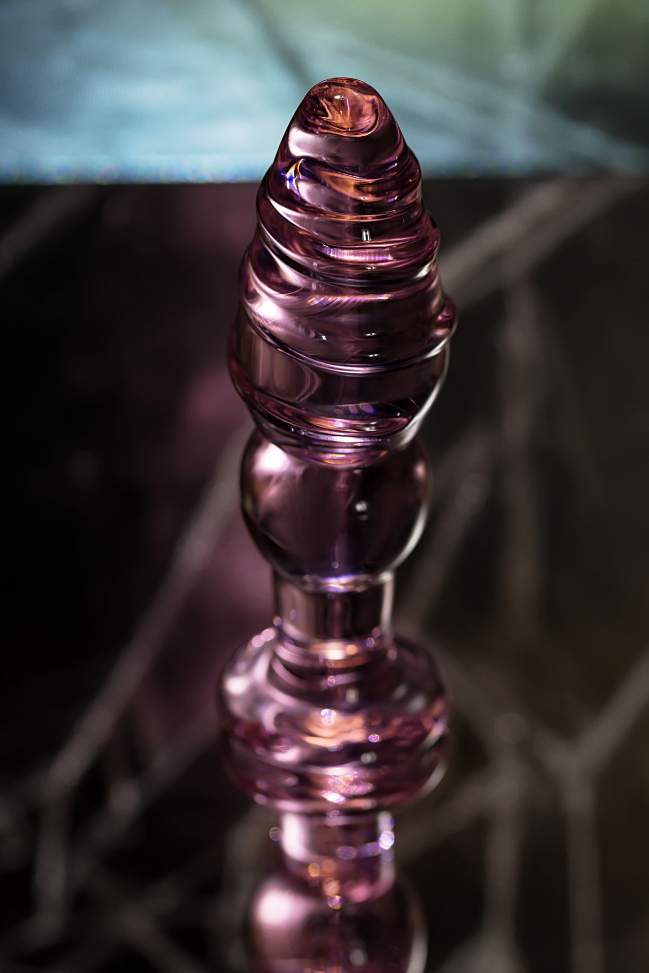 анальная втулка sexus glass, стекло, розовая, 13,5 см, ø 4 см в России