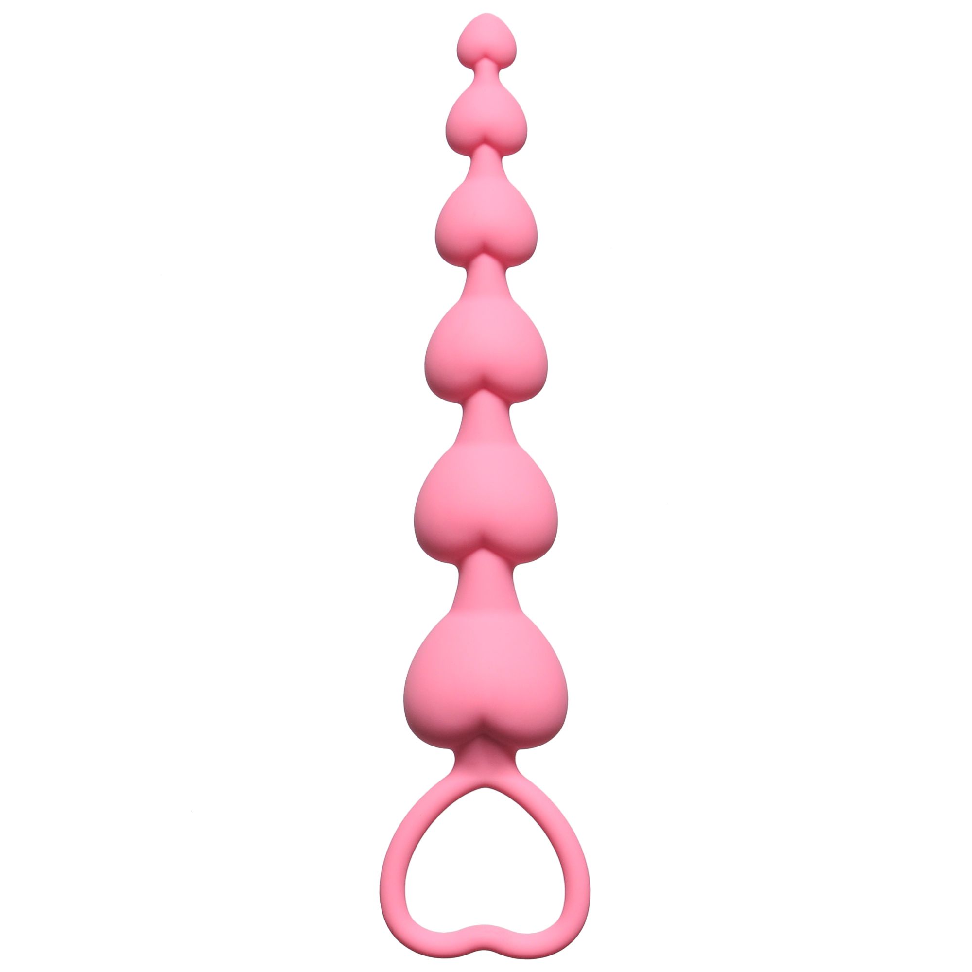 анальная цепочка heart's beads  pink 4101-01lola в России