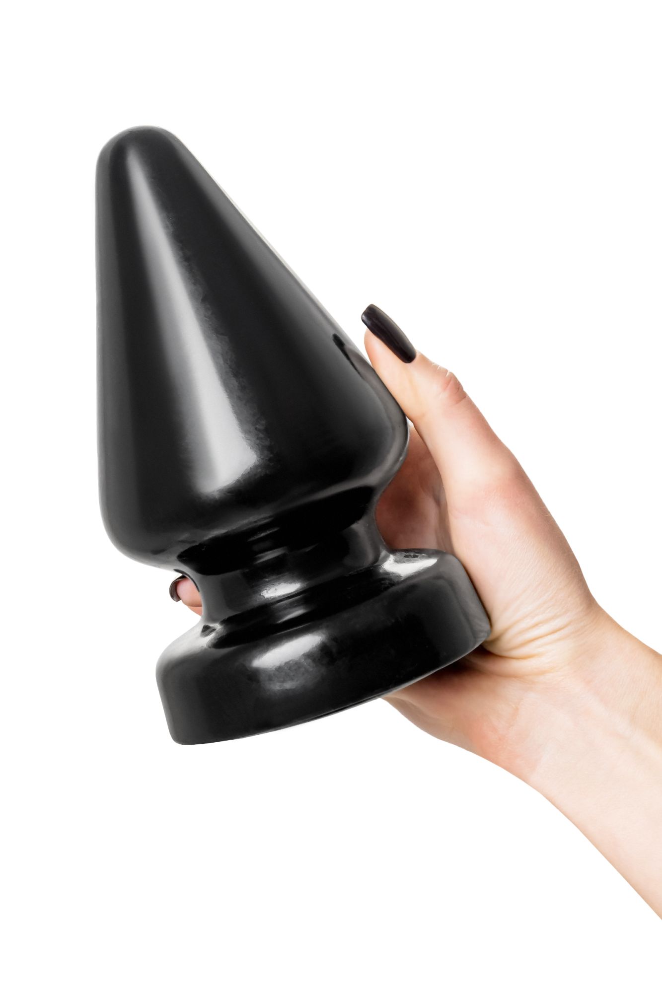 анальная втулка toyfa popo pleasure draco α, pvc, черная, 18 см, ø 9,5 см в России