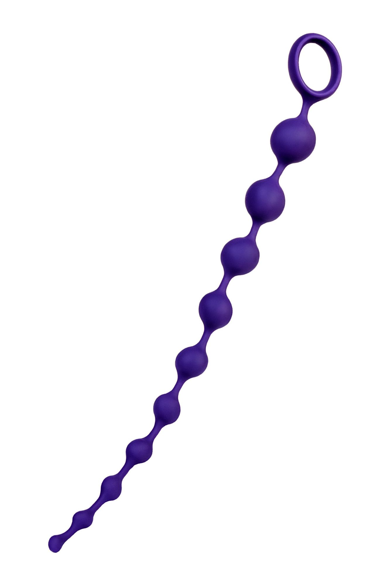 анальная цепочка todo by toyfa grape, силикон, фиолетовая, 35 см, ø 2,7 см в России