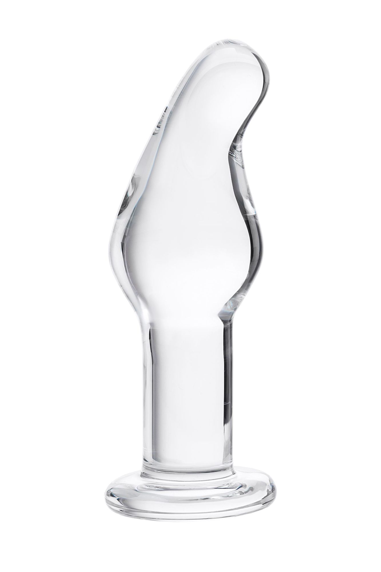 анальная втулка sexus glass, стекло, прозрачная, 14,5 см, ø 4 см в России