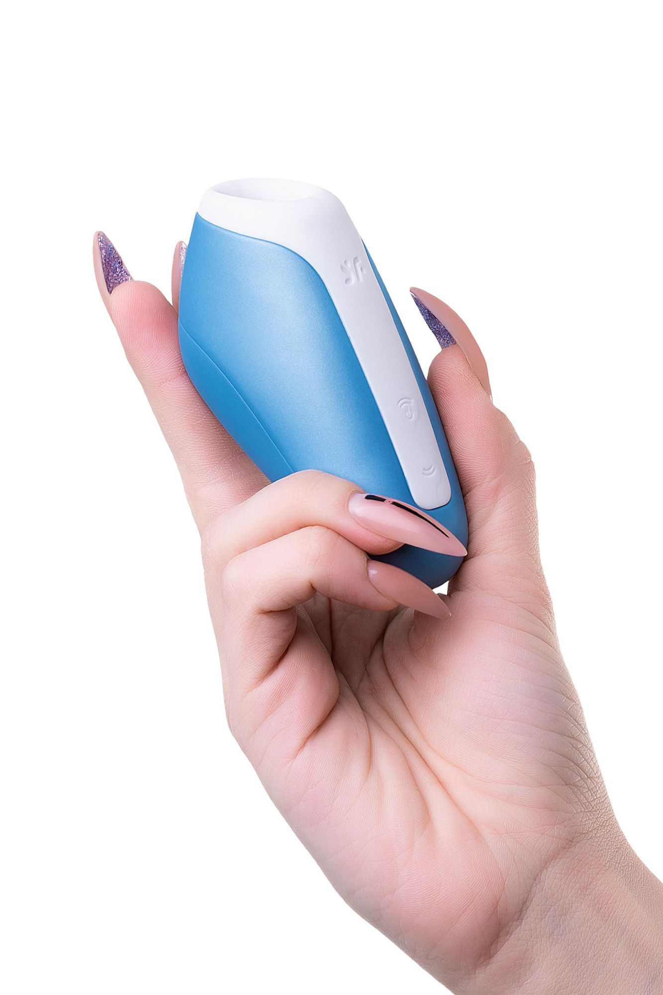 вакуум-волновой бесконтактный стимулятор клитора satisfyer love breeze, силикон, голубой, 9,5 см. в России