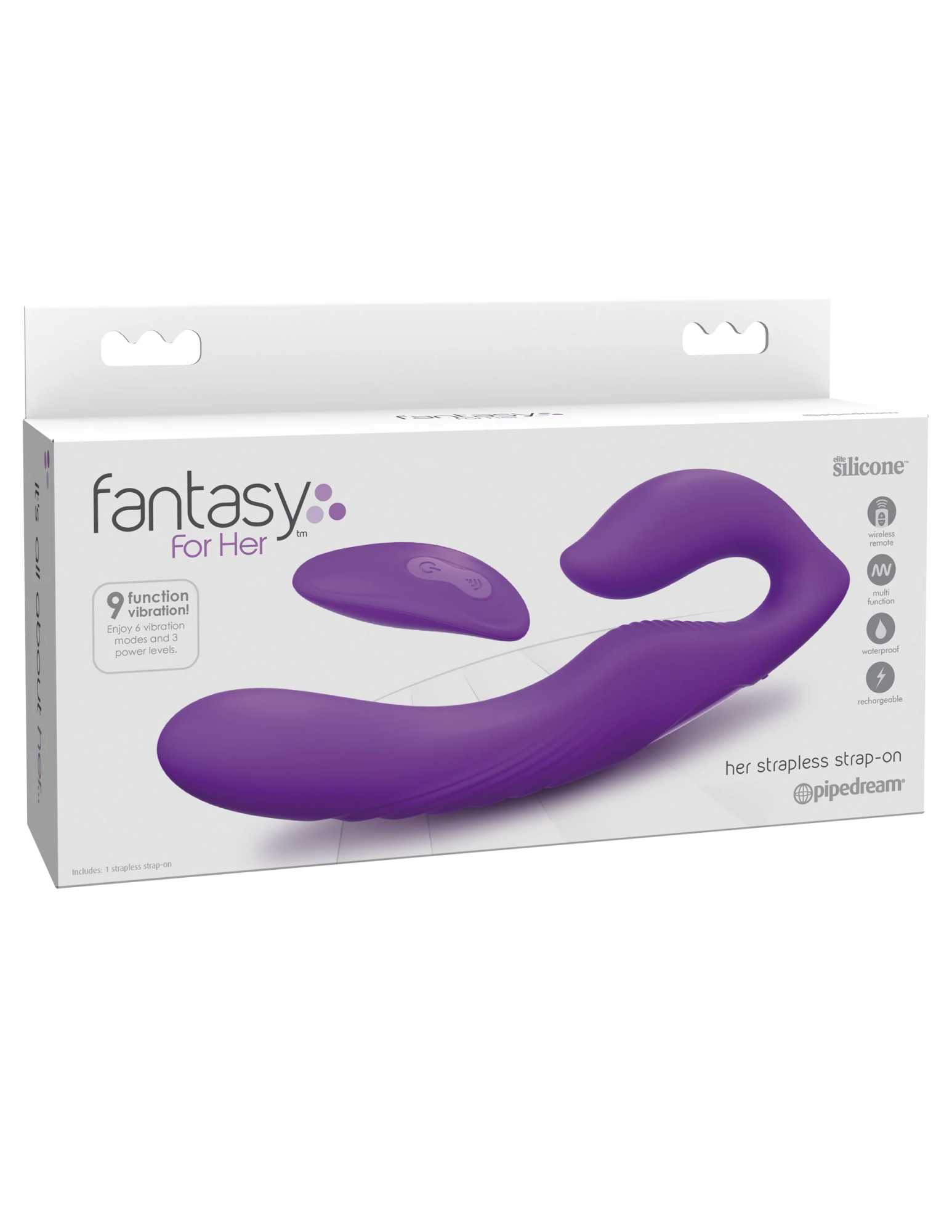 безремневой страпон pipedream fantasy for her ultimate с вибрацией, фиолетовый в России
