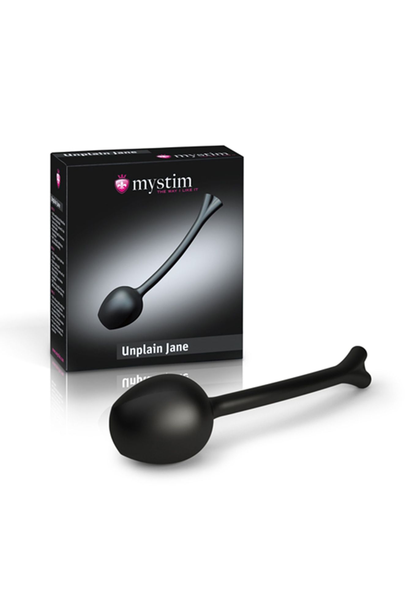 вагинальные шарики mystim mono unplain jane geisha balls, электростимуляция, силикон, черные, ø 3,3 в России