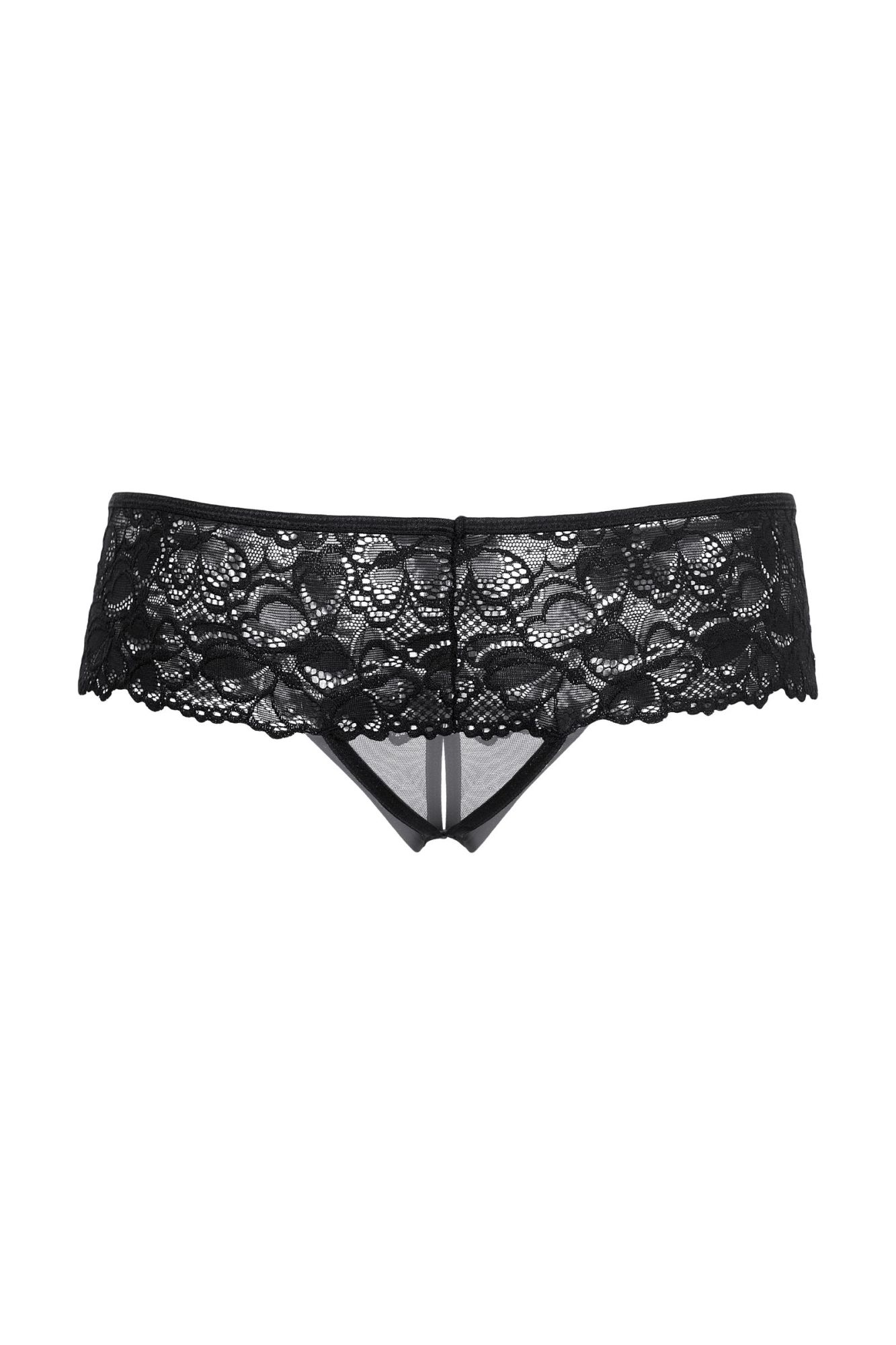 Эротическое шортики открытые кружевные softline collection, черный, m/l в России
