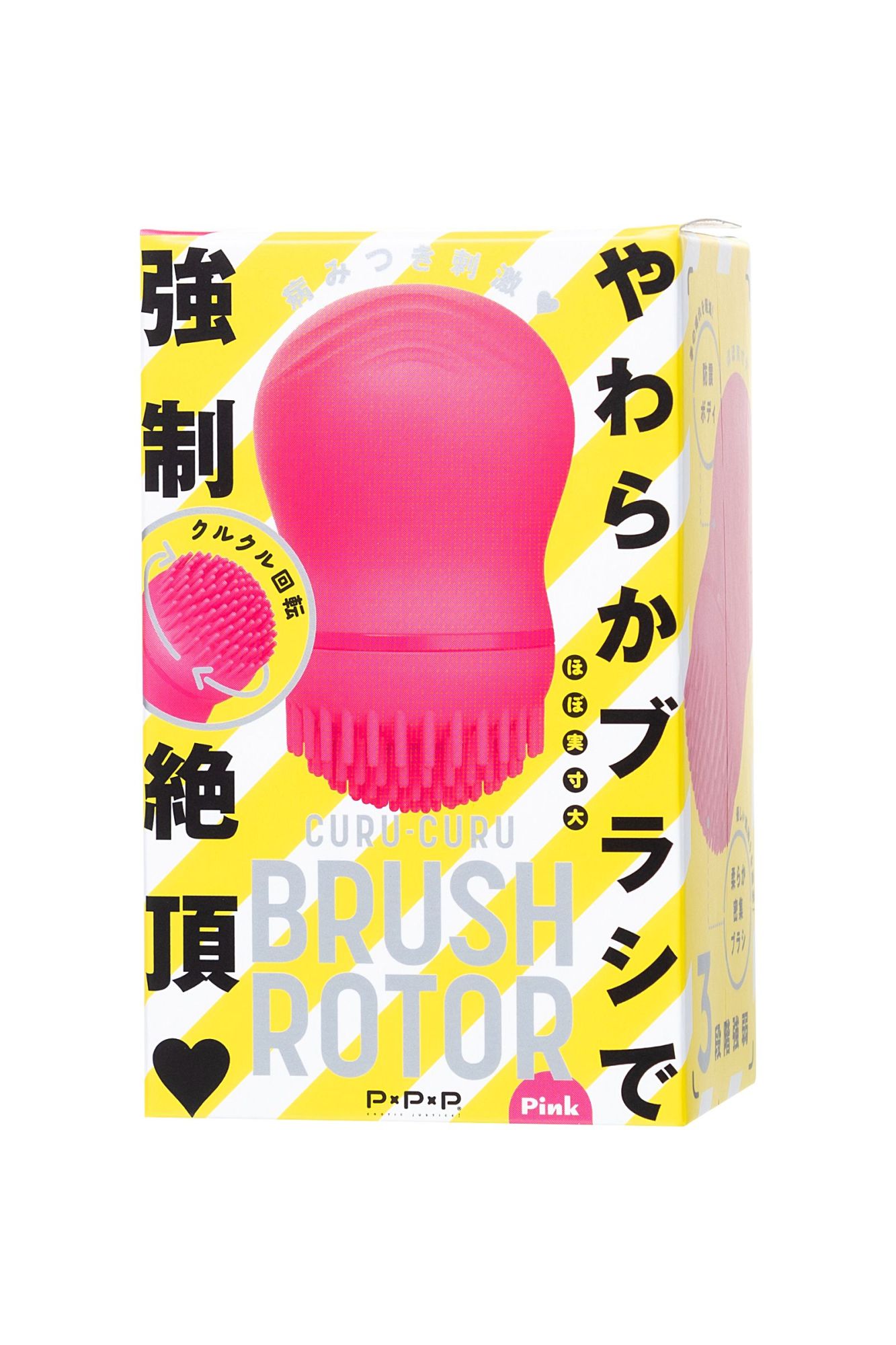 стимулятор клитора ppp curu-curu brush roter, abs-пластик, розовый, 5,5 см в России