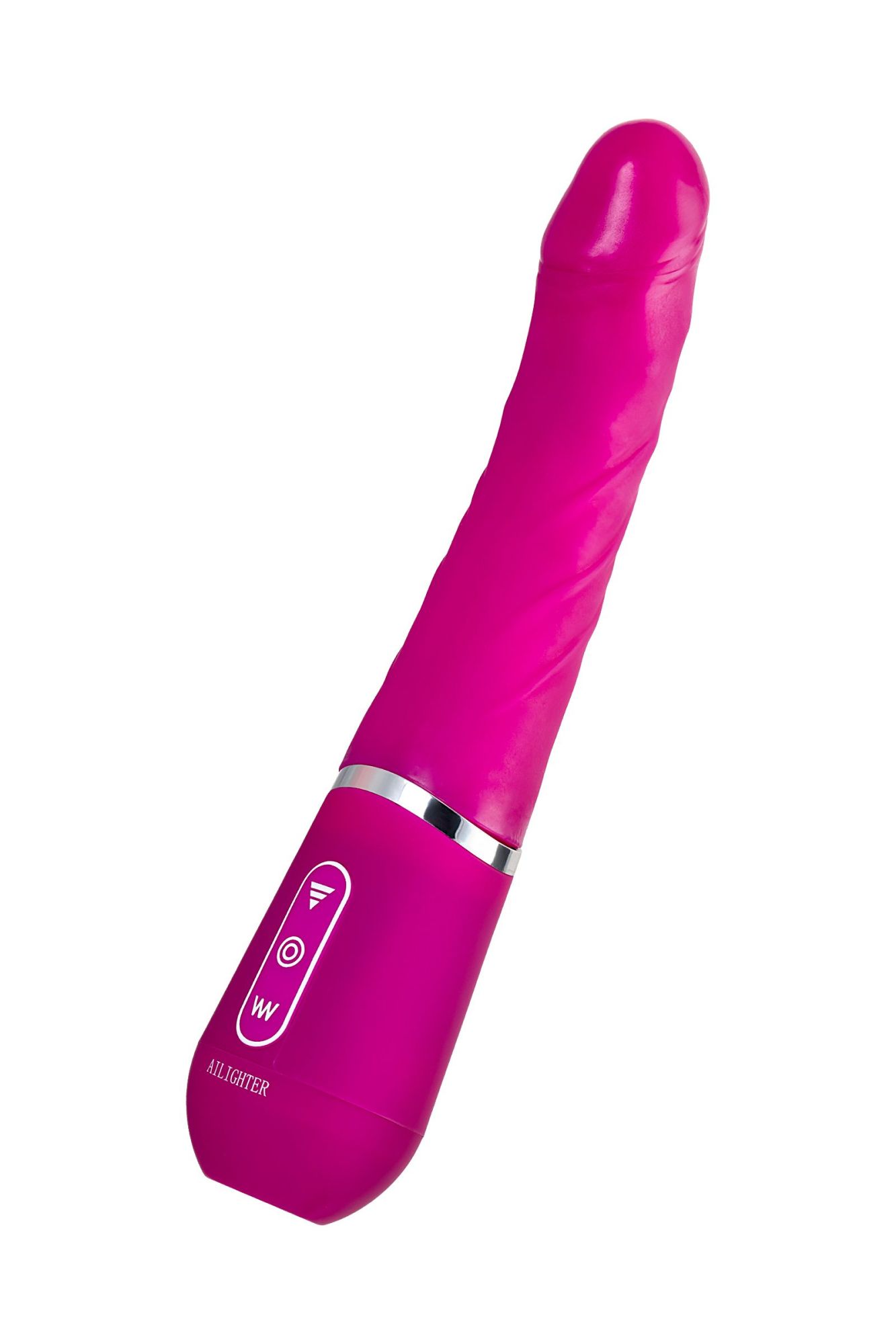 нереалистичный вибратор ailighter smart telescopic lover, tpe, розовый, 27,1 см. в России
