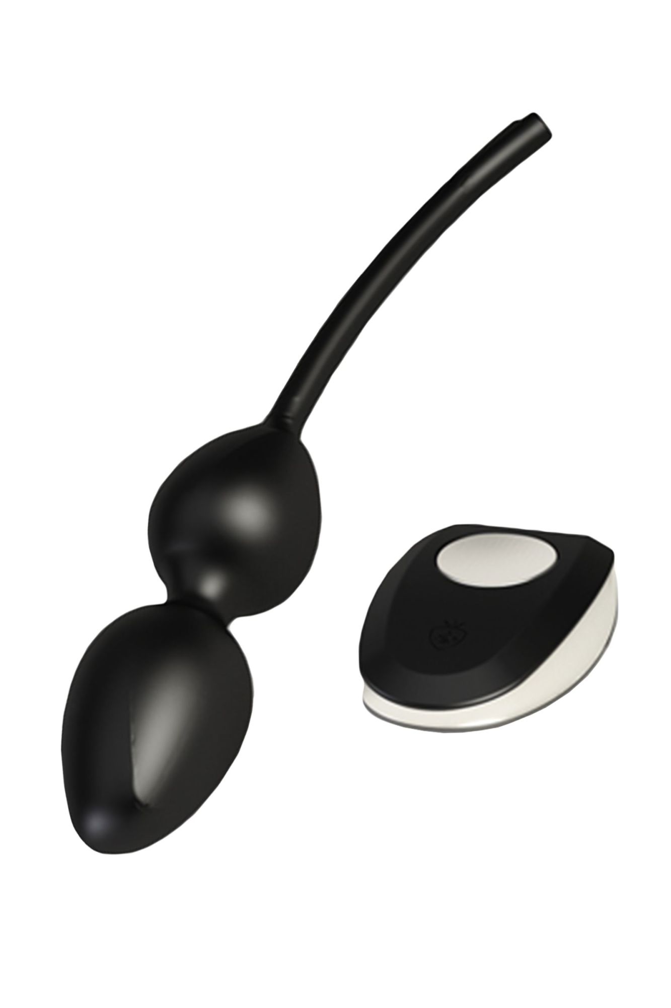 вагинальные шарики mystim jane untamed geisha balls vibe, с вибрацией, силикон, черные в России
