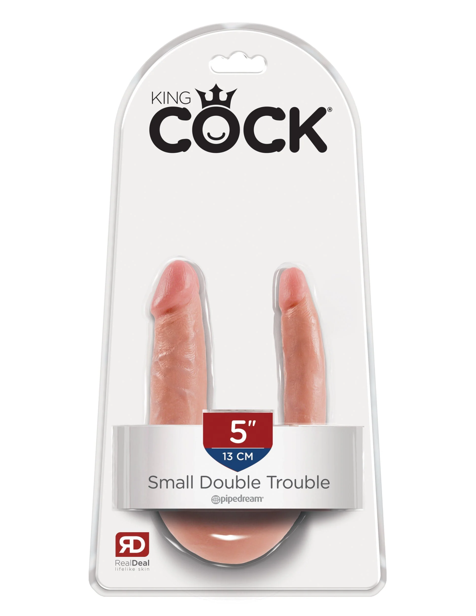 фаллоимитатор king cock small double trouble - flesh pipedream 551321pd в России