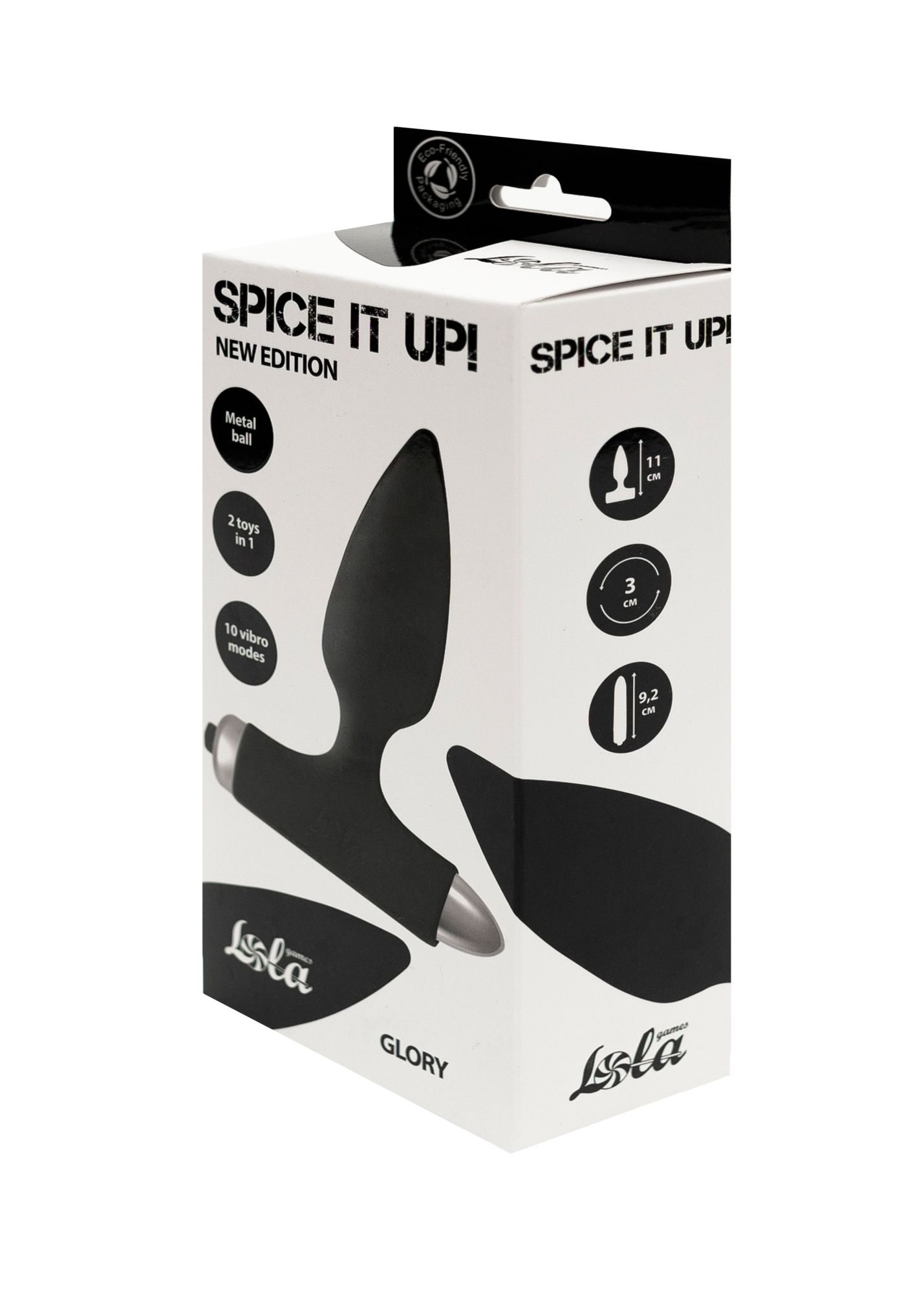 анальная пробка с вибрацией spice it up new edition glory black 8015-01lola в России