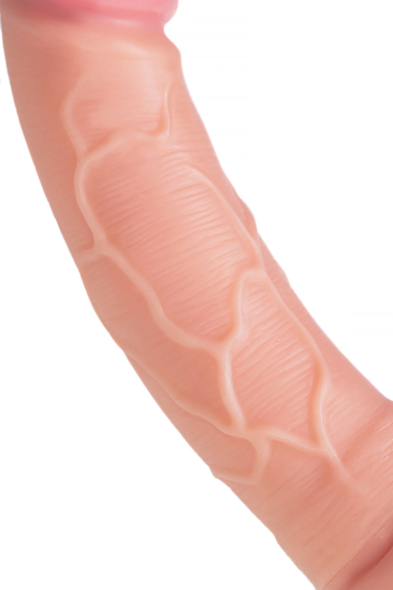 реалистичный фаллоимитатор realstick nude gib, pvc, телесный, 15,5 см в России