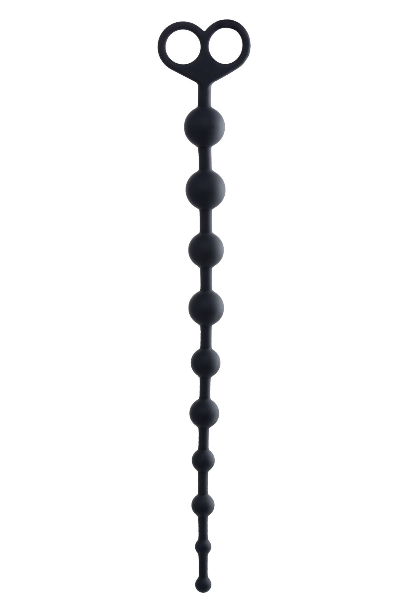анальные бусы toyfa popo pleasure cephei, водонепроницаемые, силикон, черные, 33,5 см, ø 2,4 см в России