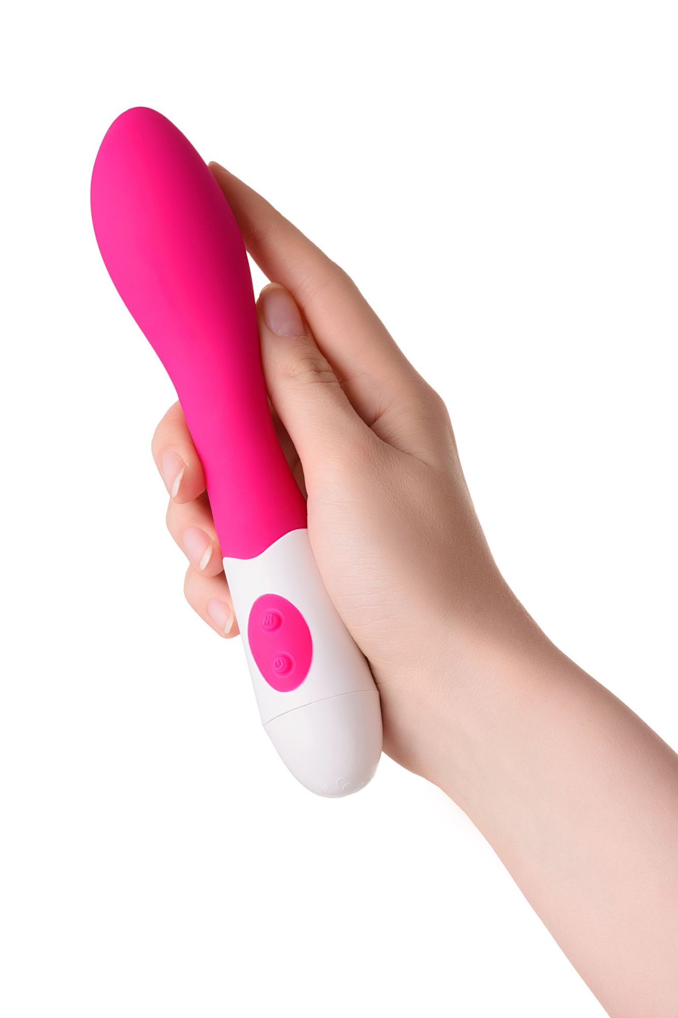 нереалистичный вибратор toyfa  a-toys mika, силикон, розовый, 19,8 см в России