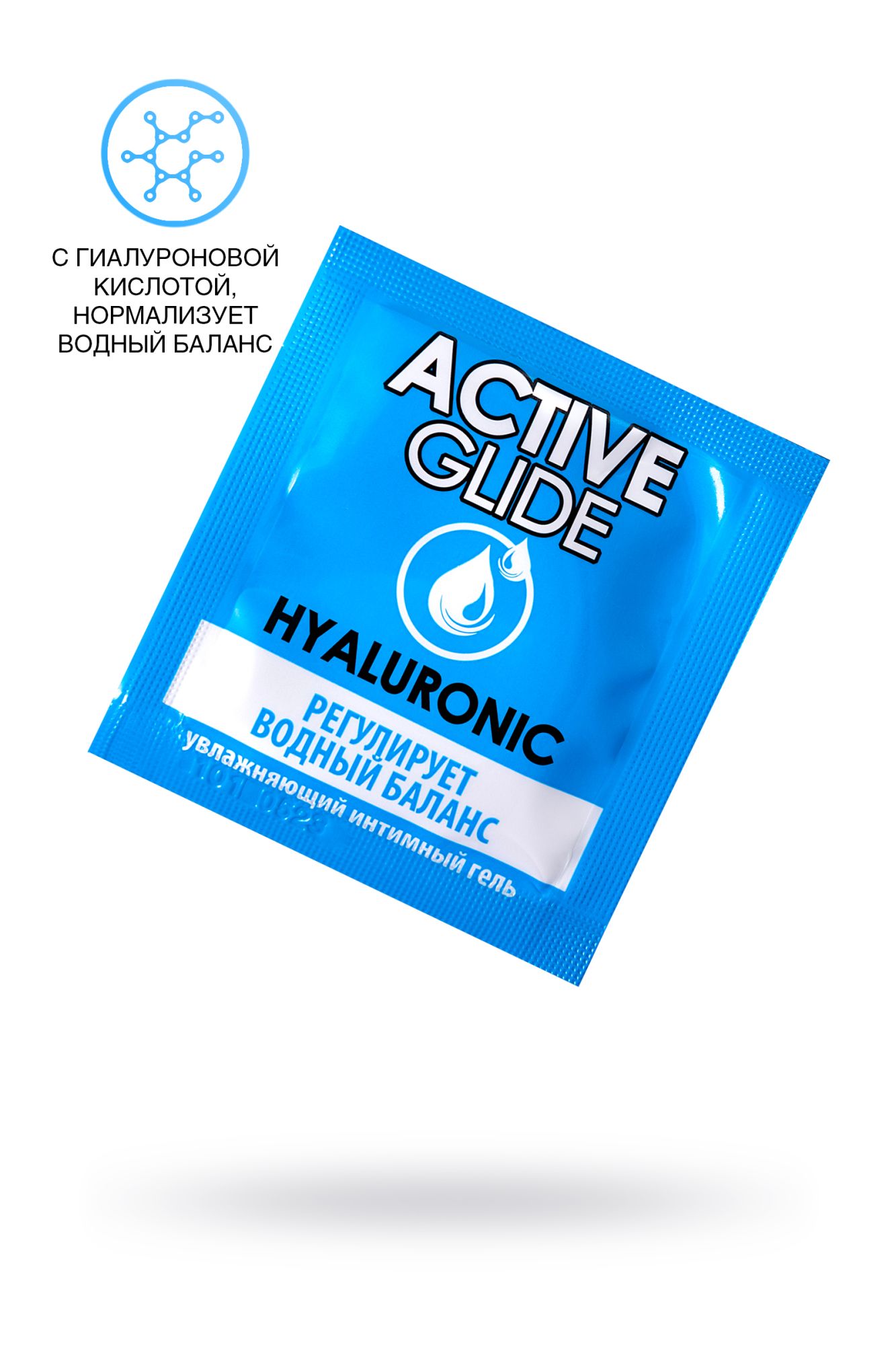 увлажняющий интимный гель active glide hyaluronic, 3 г 20шт в упаковке в России