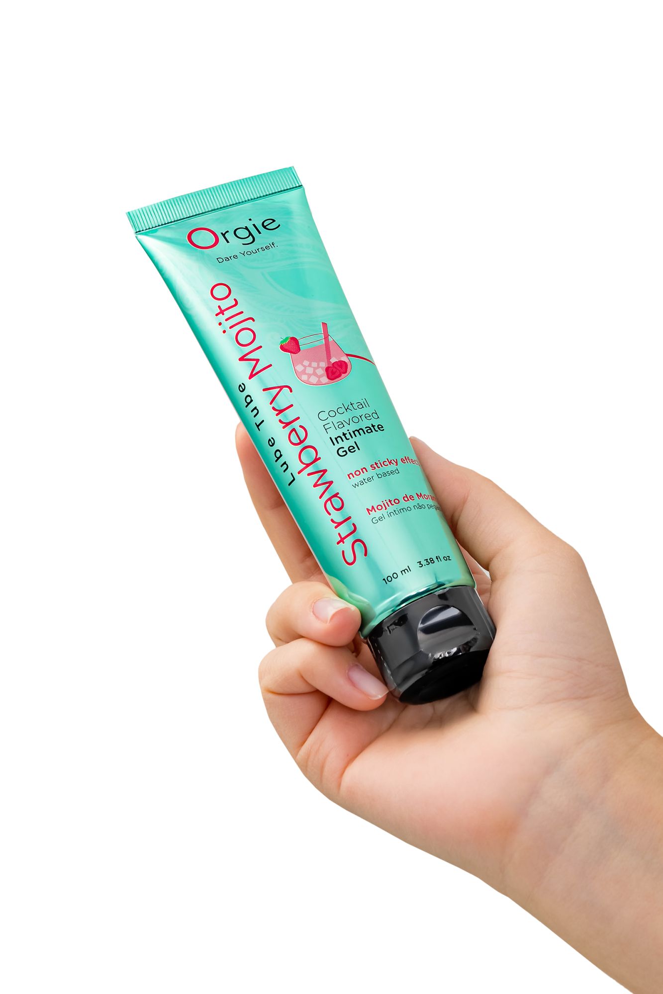 интимный гель orgie lube tube на водной основе, со вкусом клубничного мохито,100 мл в России