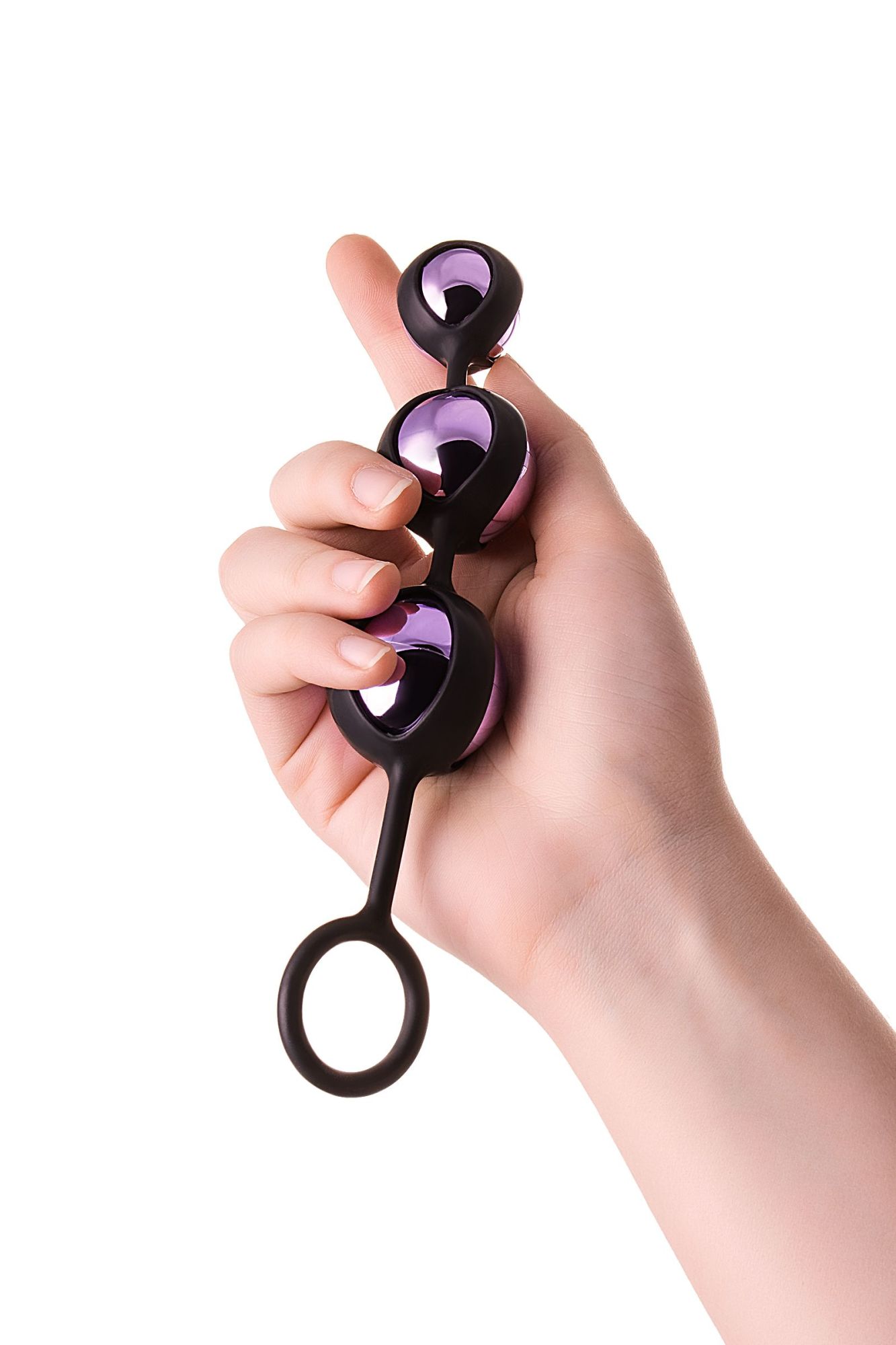 вагинальные шарики toyfa a-toys hony, abs пластик, фиолетовый, 18,5 см в России