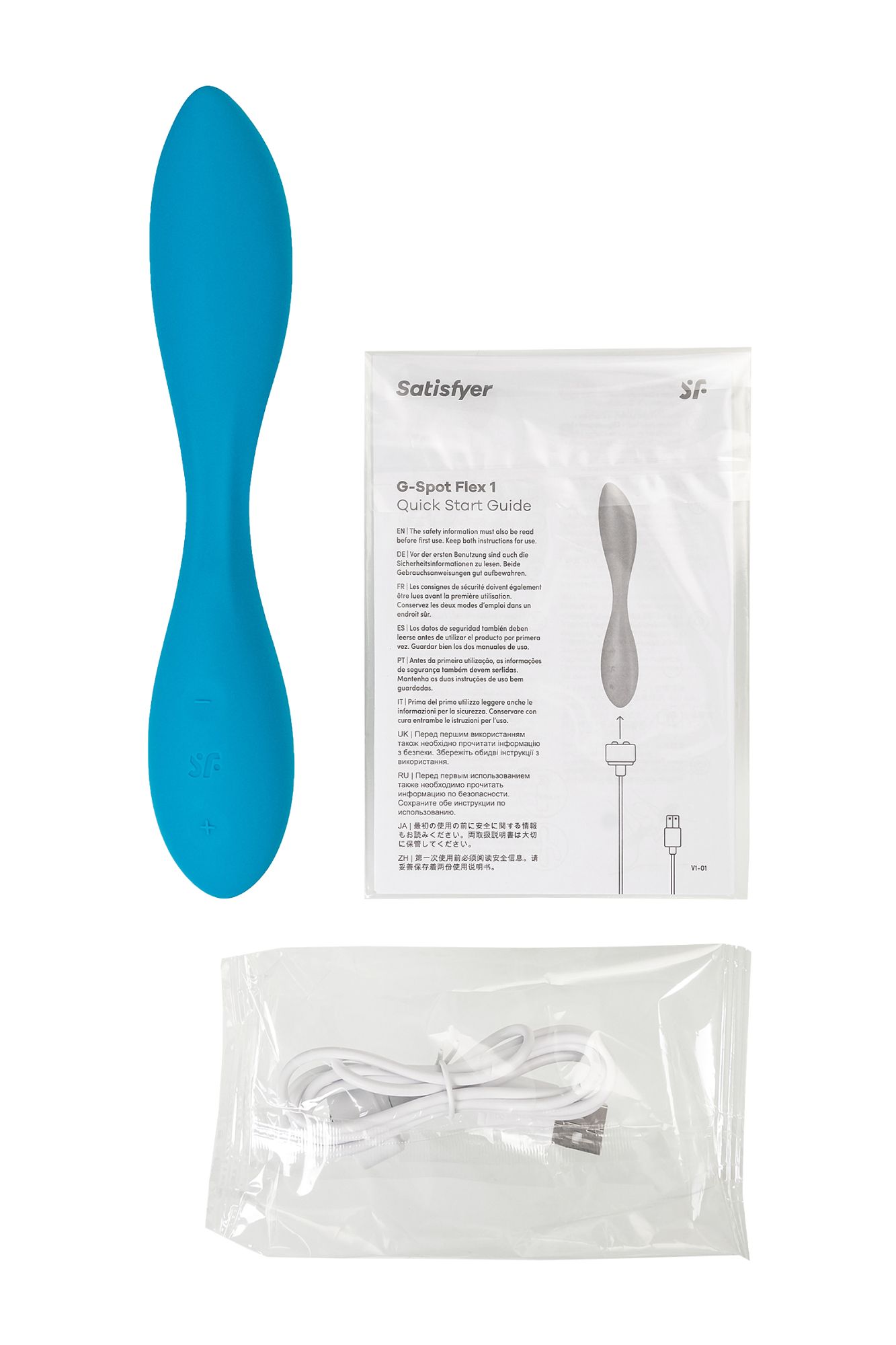 стимулятор точки g satisfyer g-spot flex 1, синий в России