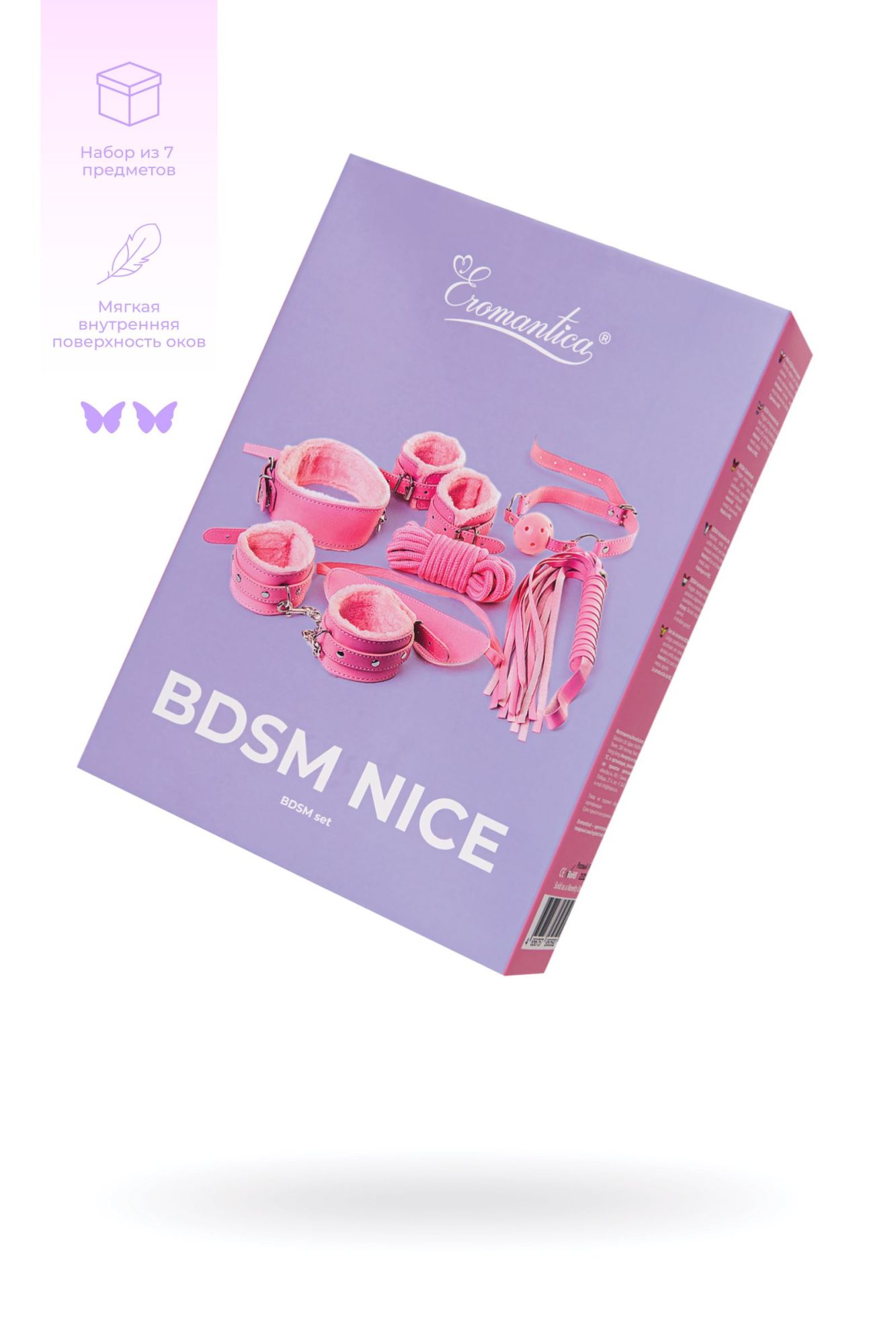 набор для ролевых игр eromantica bdsm nice, розовый в России