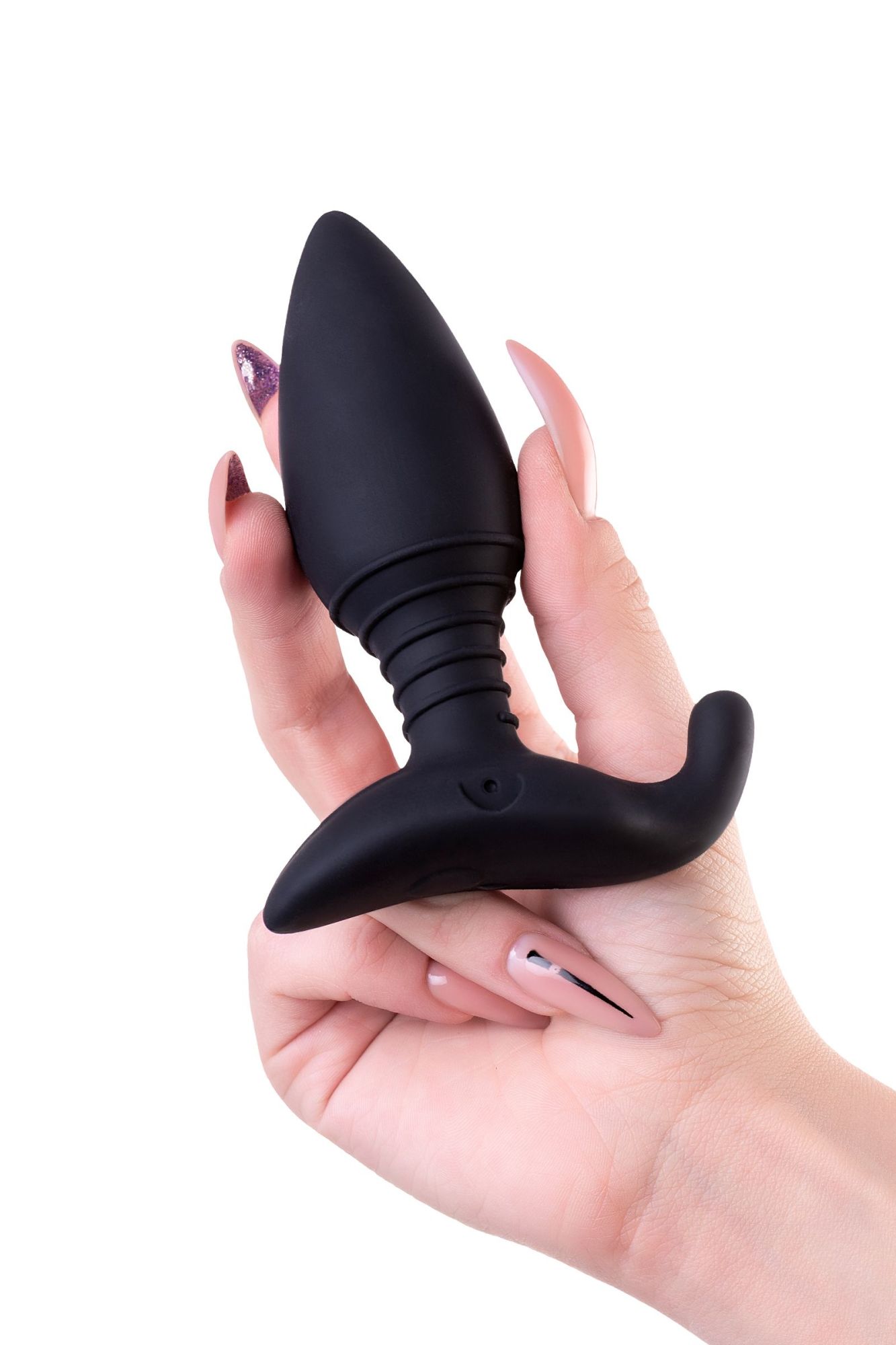 анальная втулка lovense hush (s), силикон, черная, 12,1 см в России