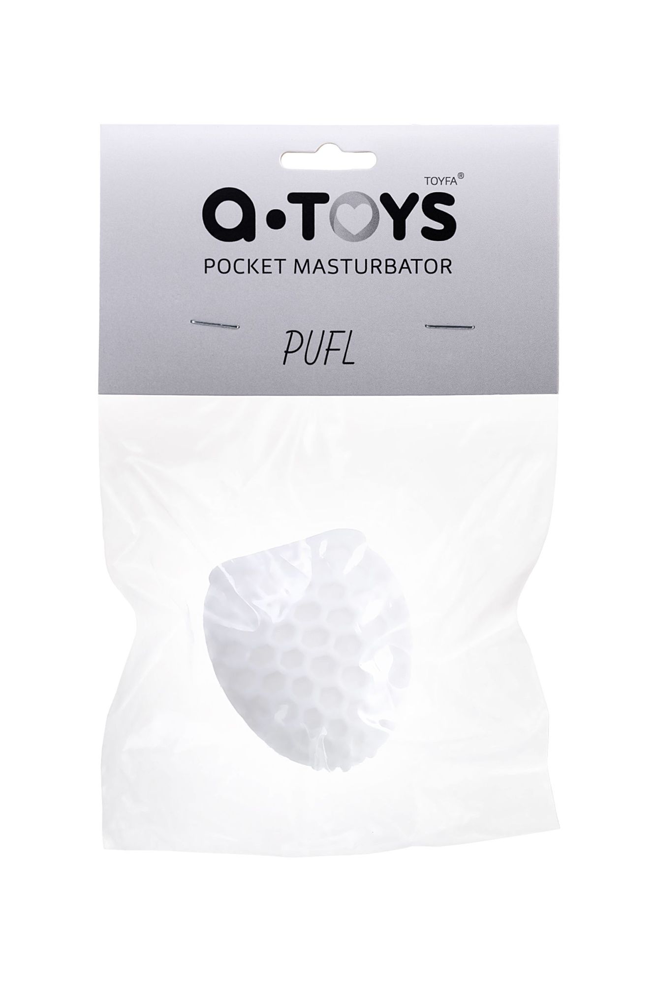 мастурбатор a-toys pufl, тре, белый, 6 см, ø 2,7 см в России