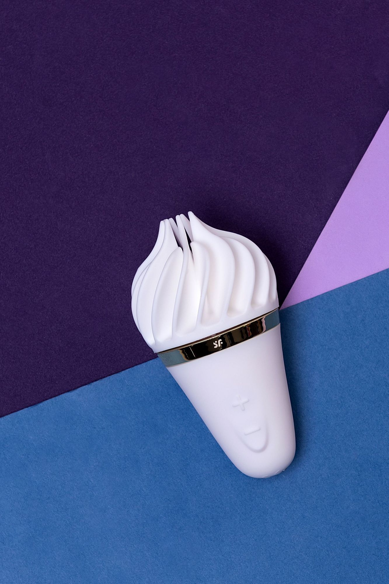 вибромассажер satisfyer layons sweet treat, силикон, белый, 10,4 см. в России