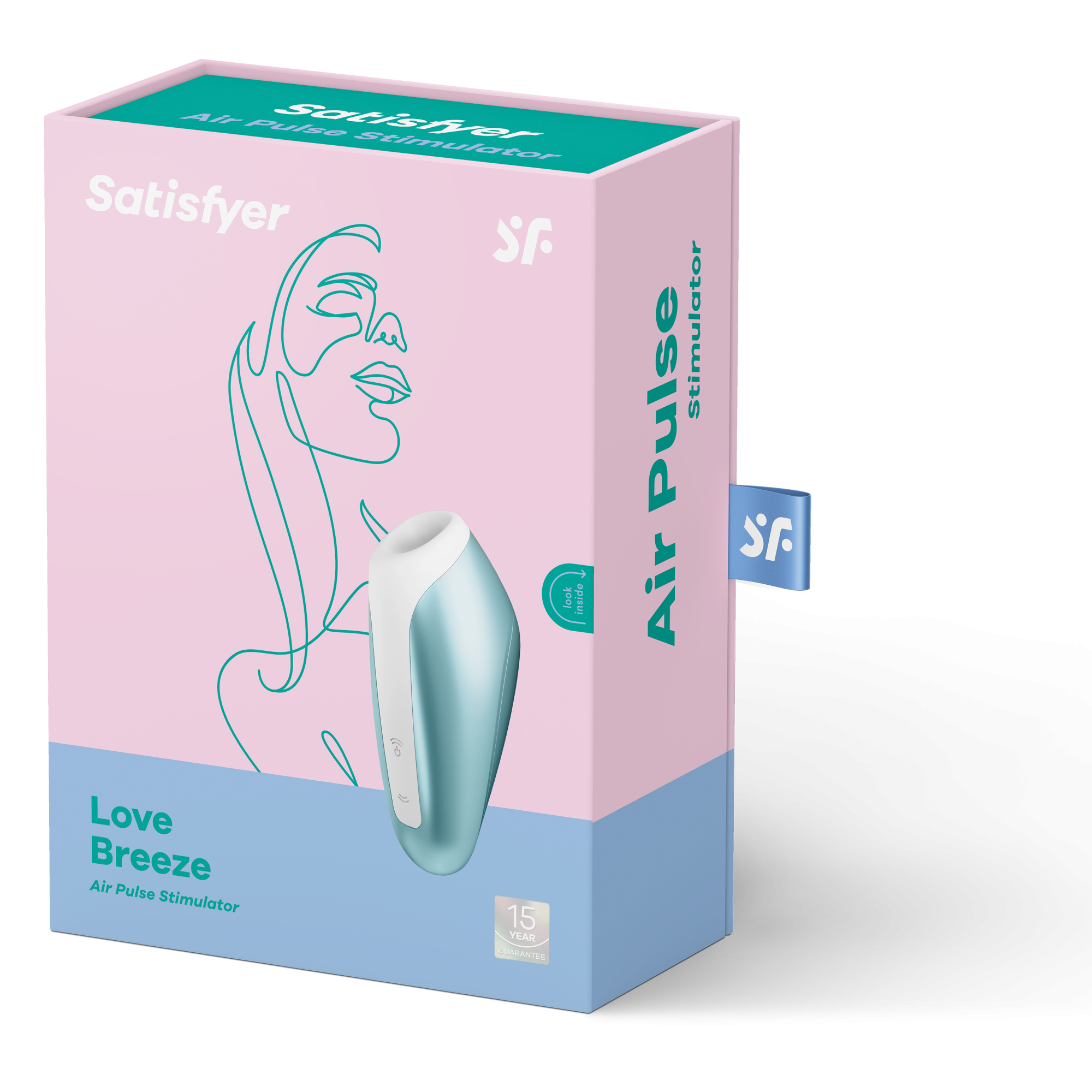 вакуумный массажер love breeze ice blue 003443sa в России