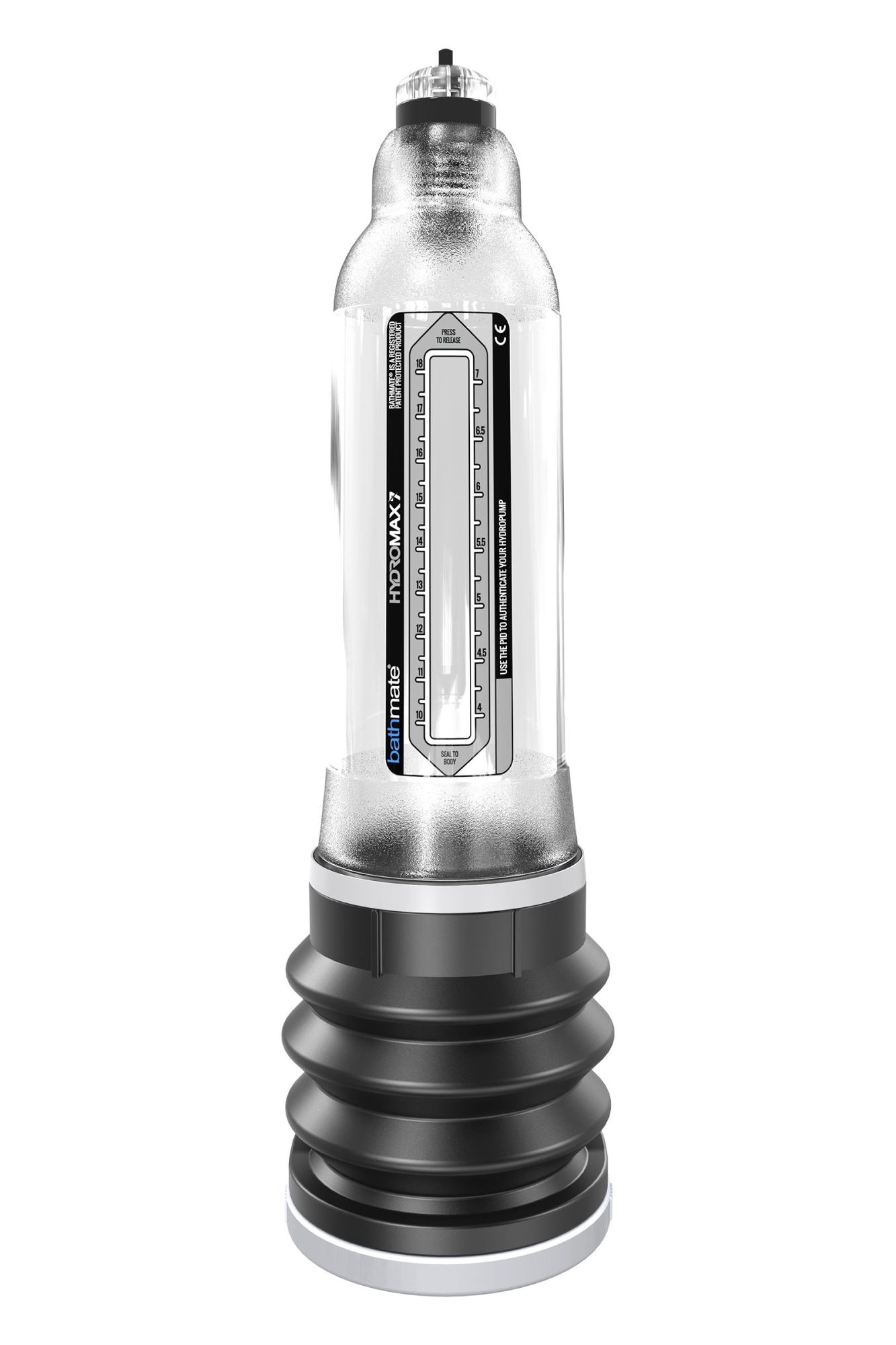 гидропомпа bathmate hydromax7, abs пластик, прозрачная, 30 см (аналог hydromax x30) в России