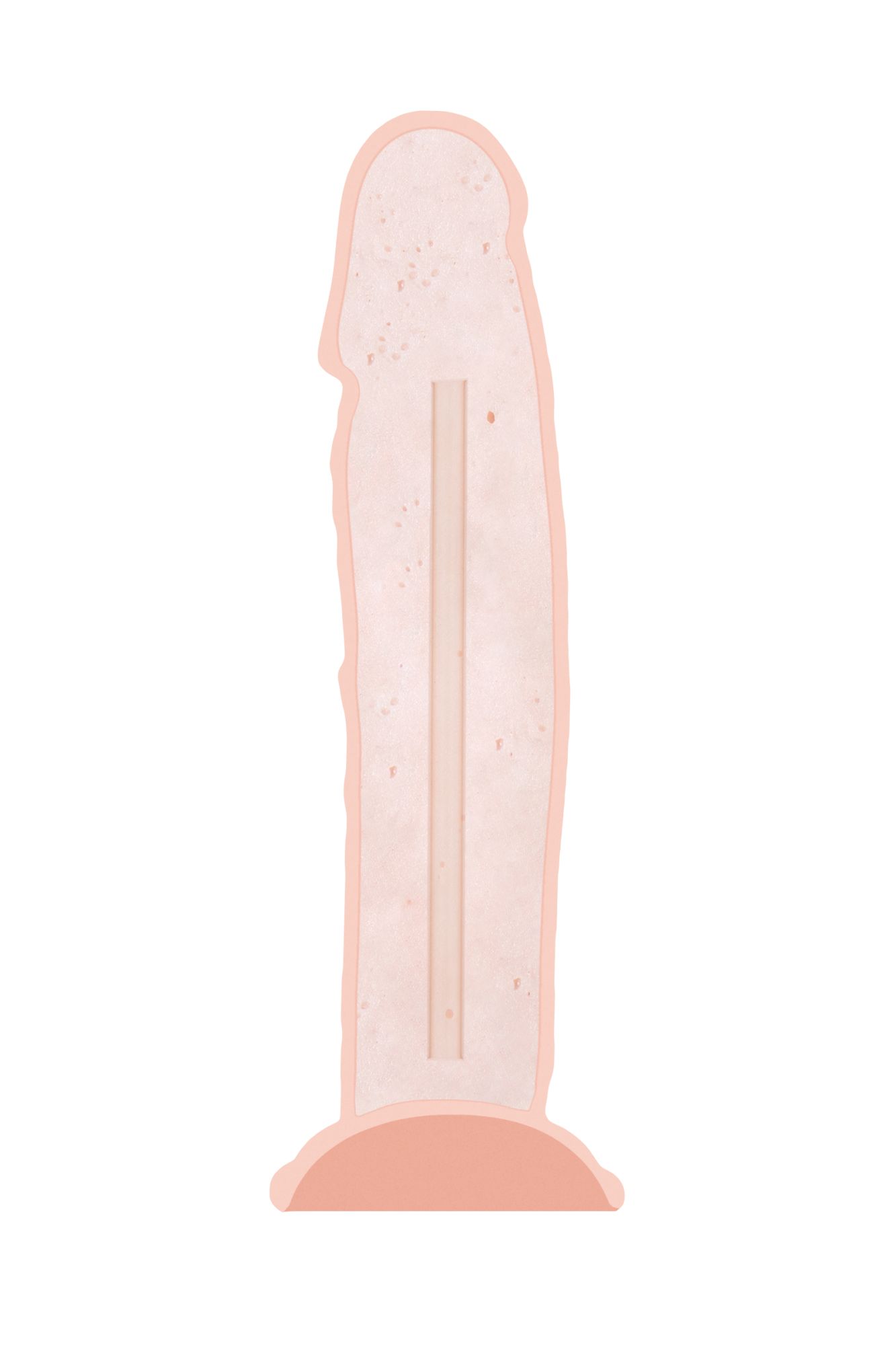 фаллоимитатор realstick silicone gabriel m, сайлекспан, телесный, 20 см в России
