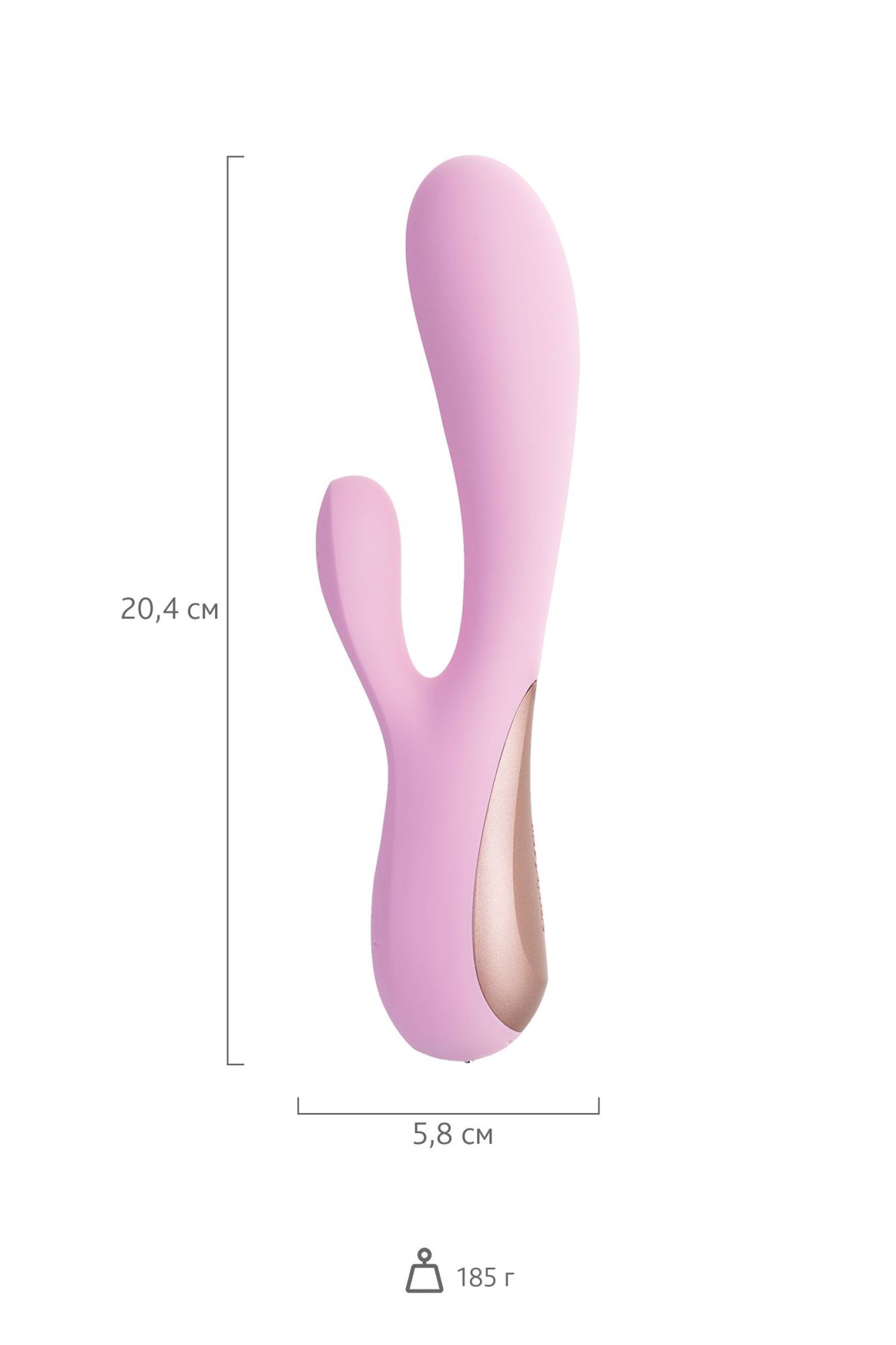 нереалистичный вибратор satisfyer mono flex, силикон, розовый, 20,4 см. в России