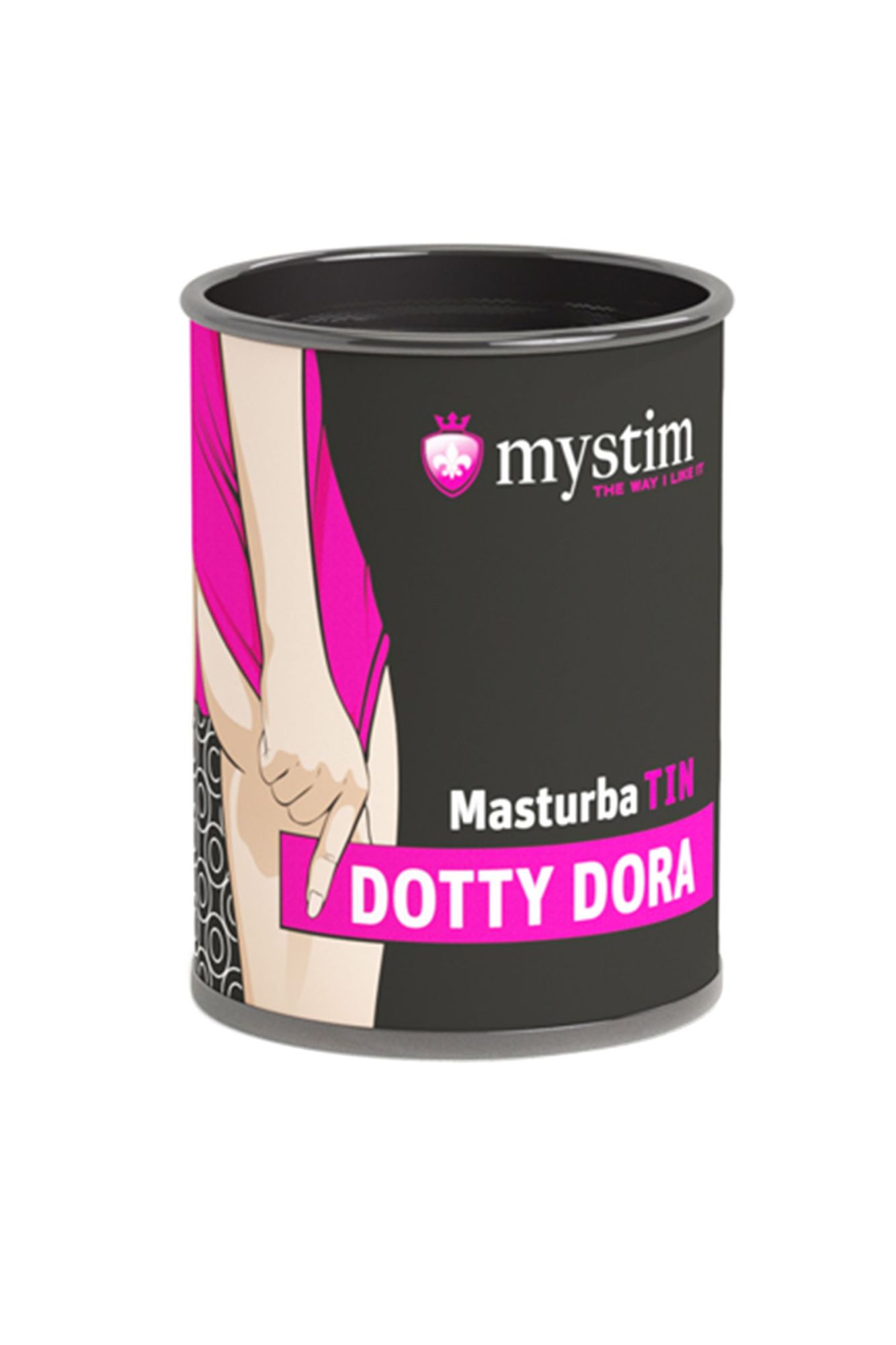 мастурбатор mystim masturbatin dotty dora, tpe, белый, 4,5 см в России