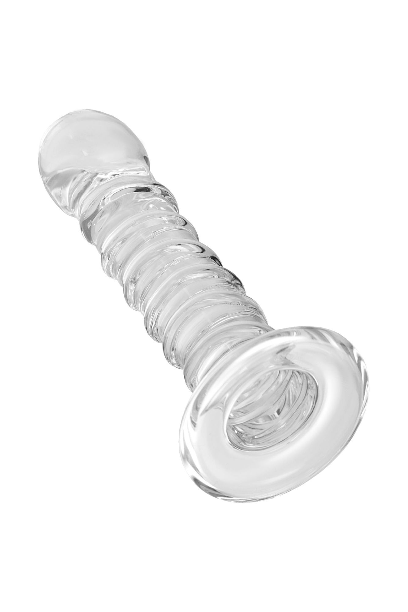 нереалистичный фаллоимитатор sexus glass, стекло, прозрачный, 16 см в России