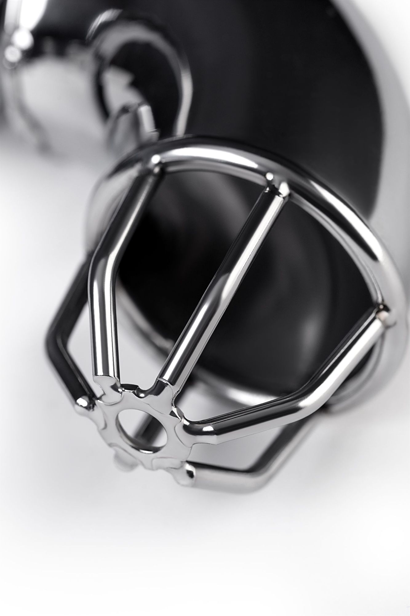пояс верности мужской toyfa metal с открытой головкой, серебряный, 13 см в России