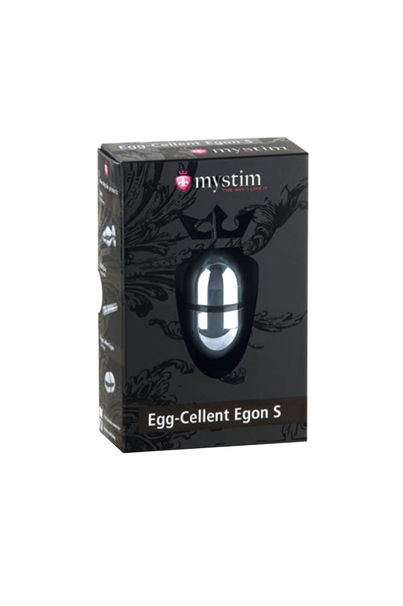 электростимулятор яйцо mystim egg-cellent egon s, хирургическая сталь, серебряный, 5.5 см в России