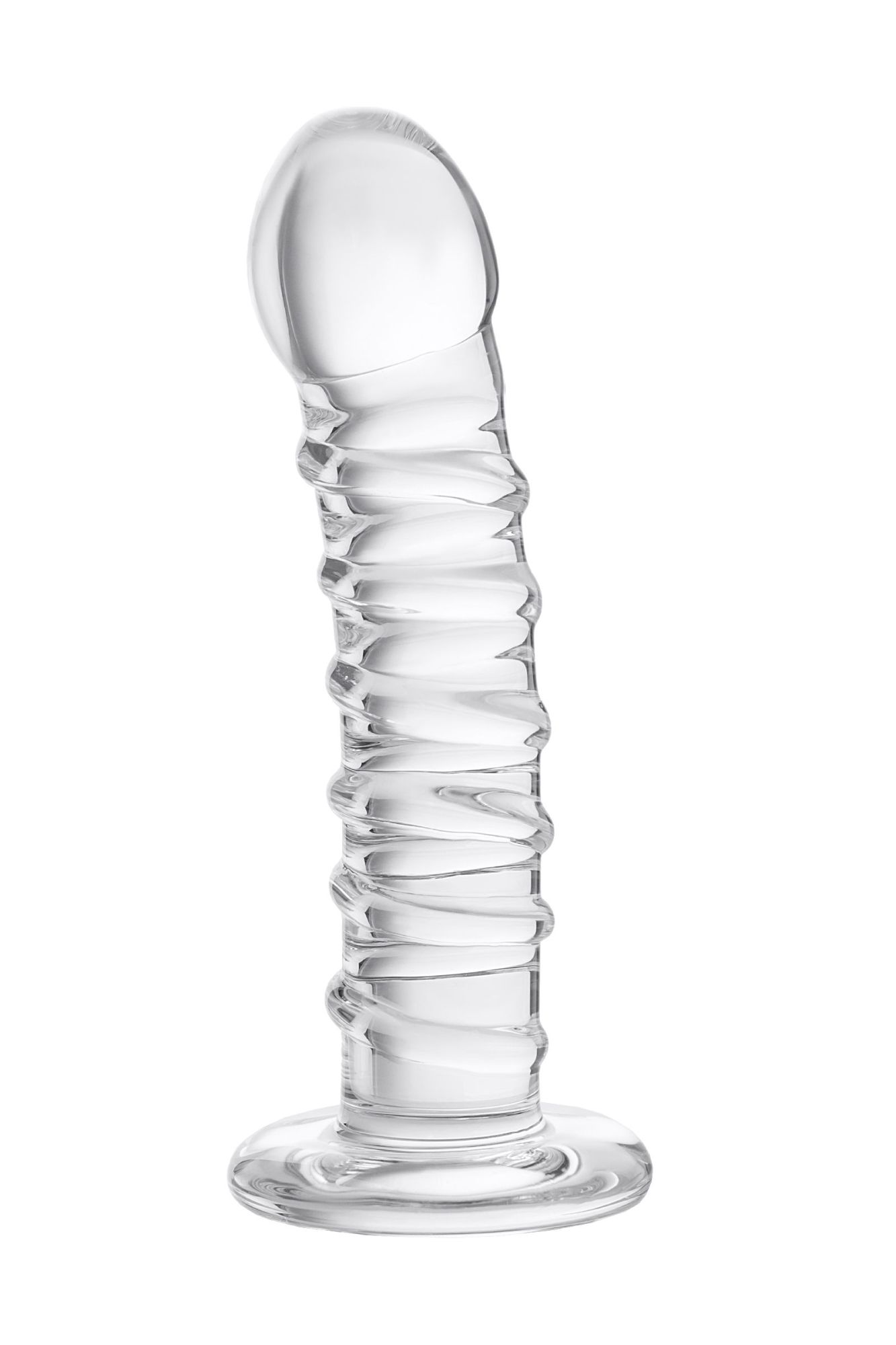 нереалистичный фаллоимитатор sexus glass, стекло, прозрачный, 16 см в России