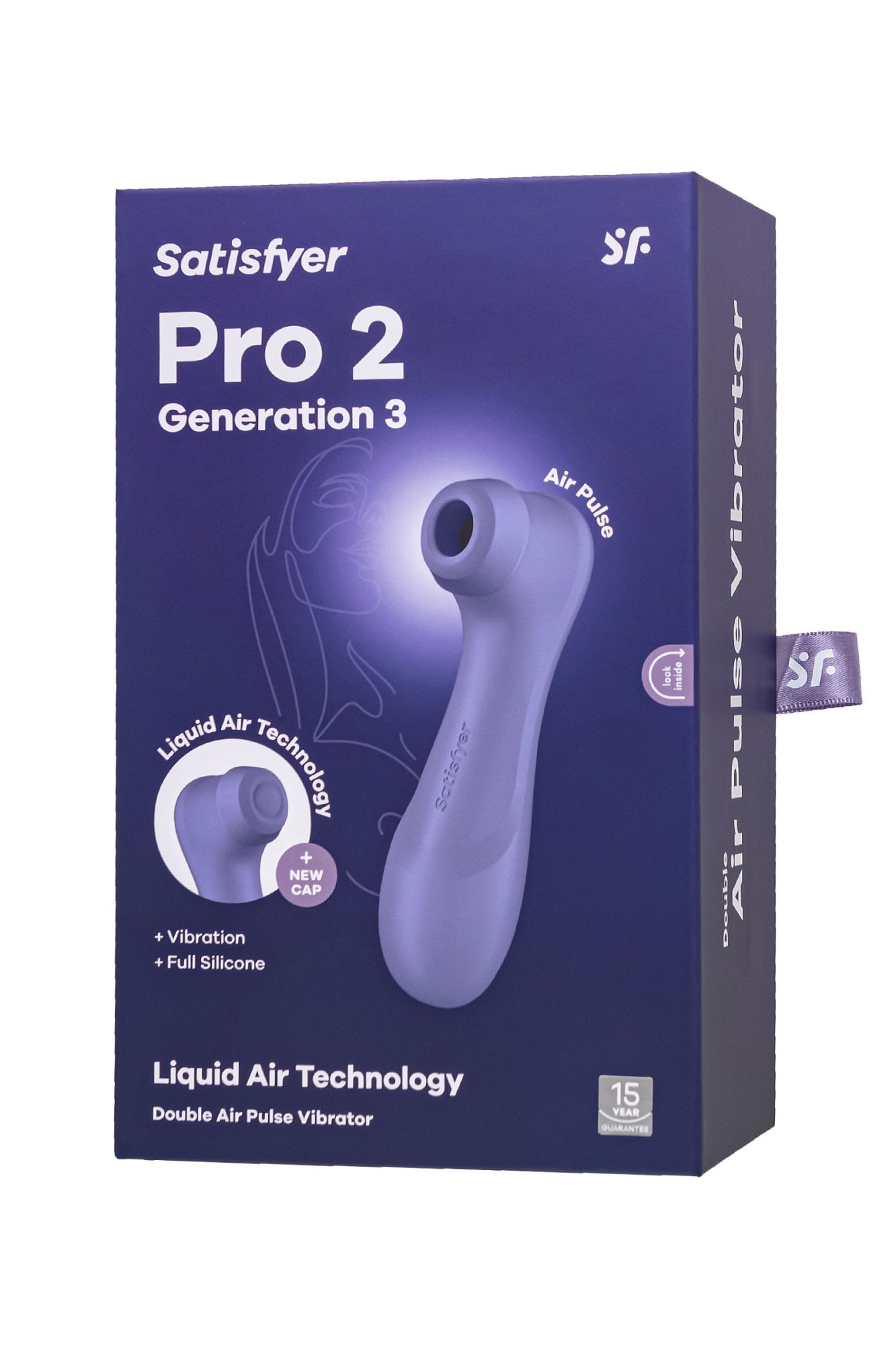 вакуумный стимулятор клитора satisfyer pro 2 generation 3, фиолетовый, 16,4 см в России