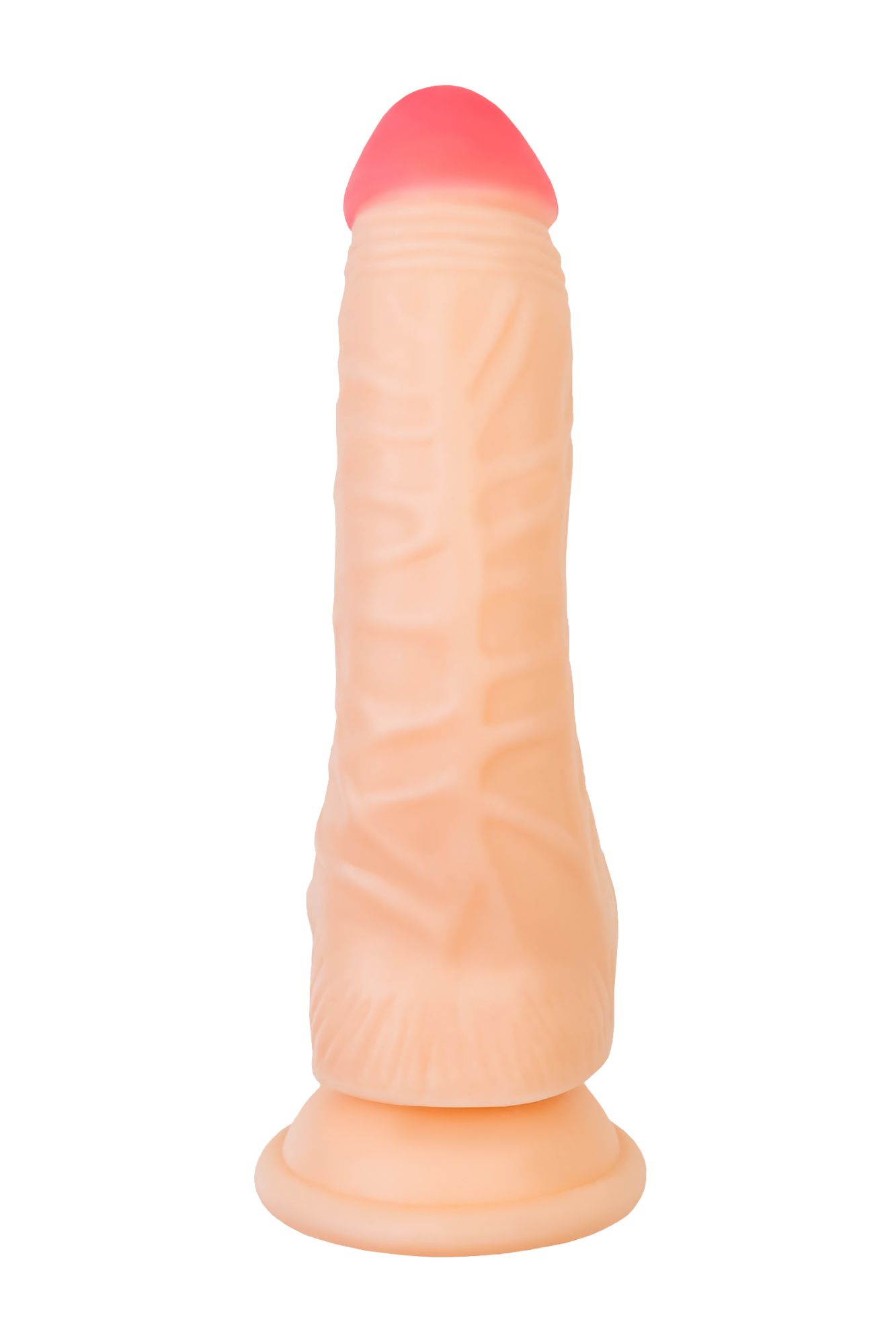 реалистичный фаллоимитатор realstick nude nash, pvc, телесный, 18 см в России
