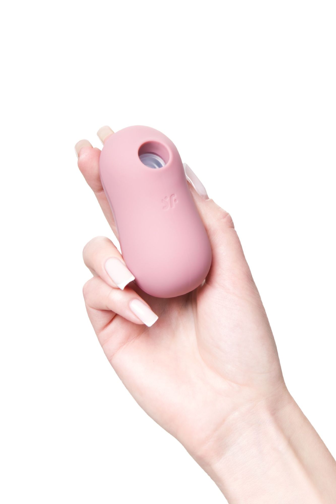 вакуум-волновой бесконтактный стимулятор клитора satisfyer cotton candy, силикон, розовый, 8,6 см в России