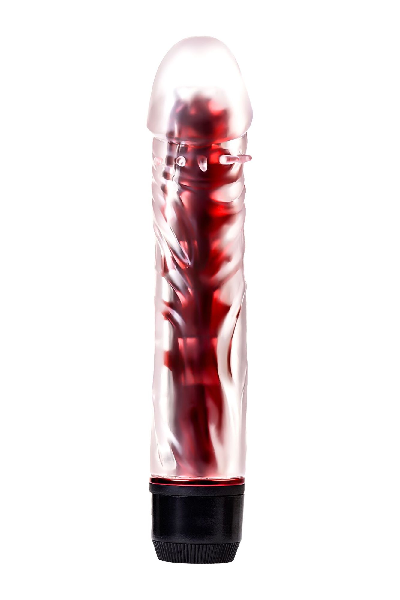 вибратор toyfa trio vibe, tpe, красный, 15,5см в России