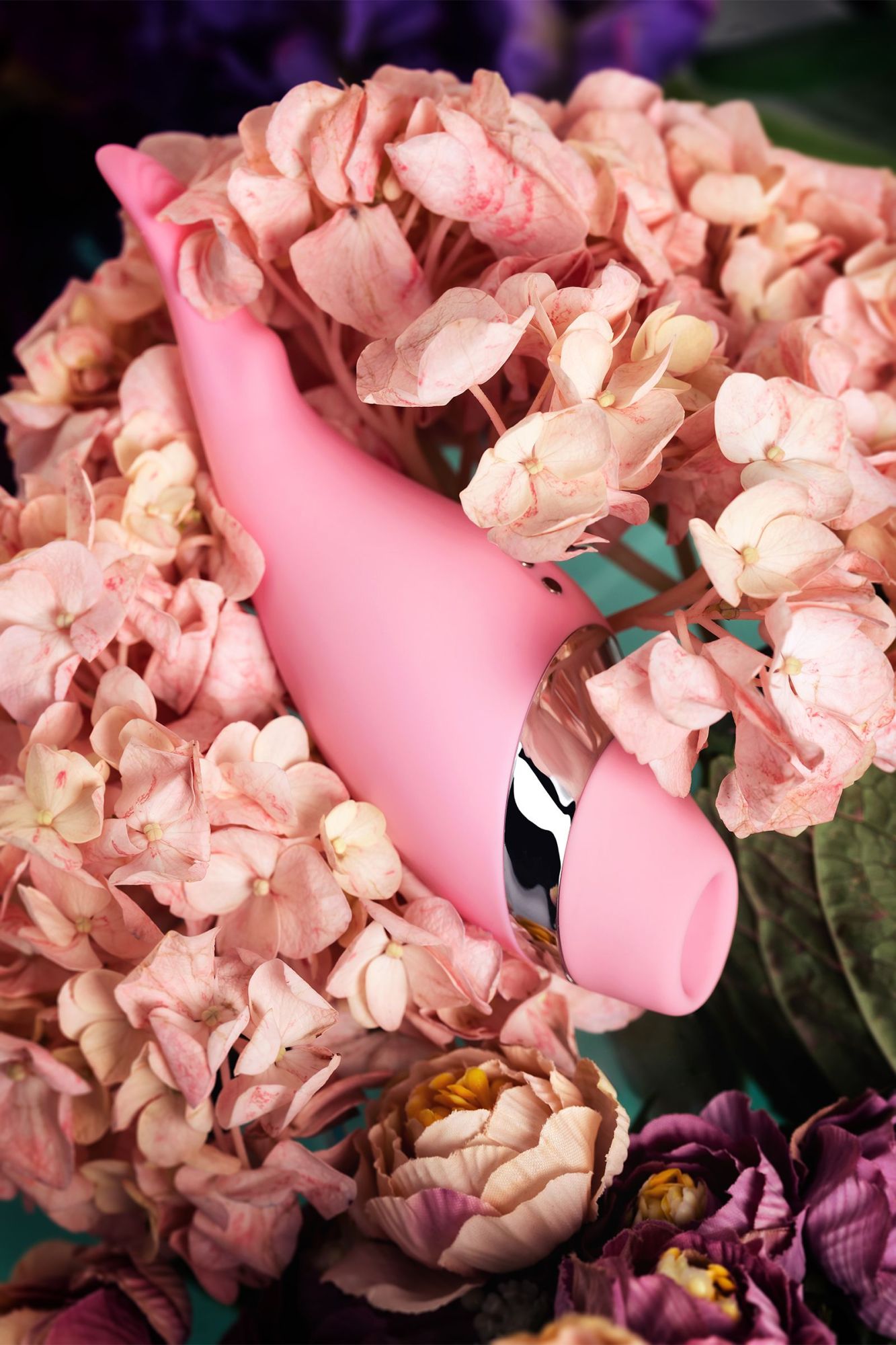 многофункциональный стимулятор эрогенных зон flovetta by toyfa dahlia, силикон, розовый, 14 см в России