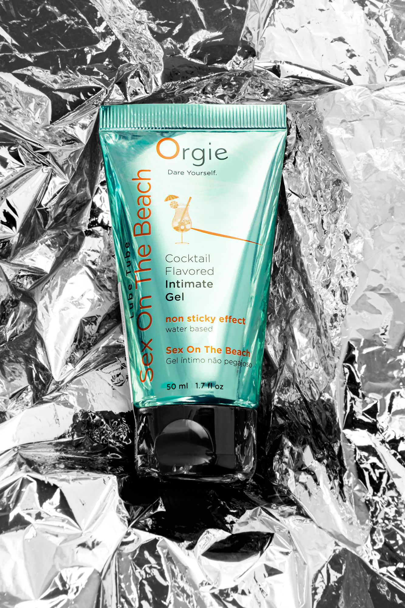 интимный гель orgie lube tube на водной основе, со вкусом коктейля секс на пляже, 50 мл в России