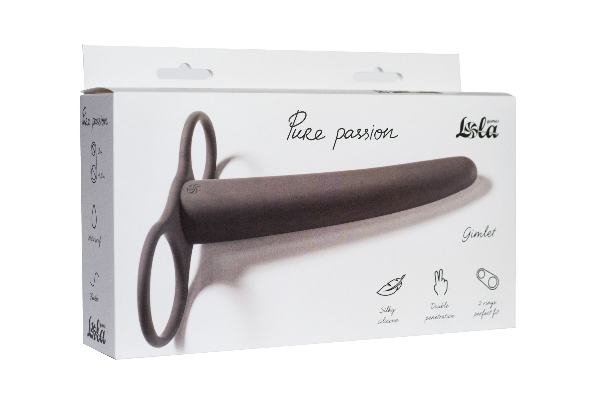 насадка для двойного проникновения pure passion gimlet black 1200-01lola в России