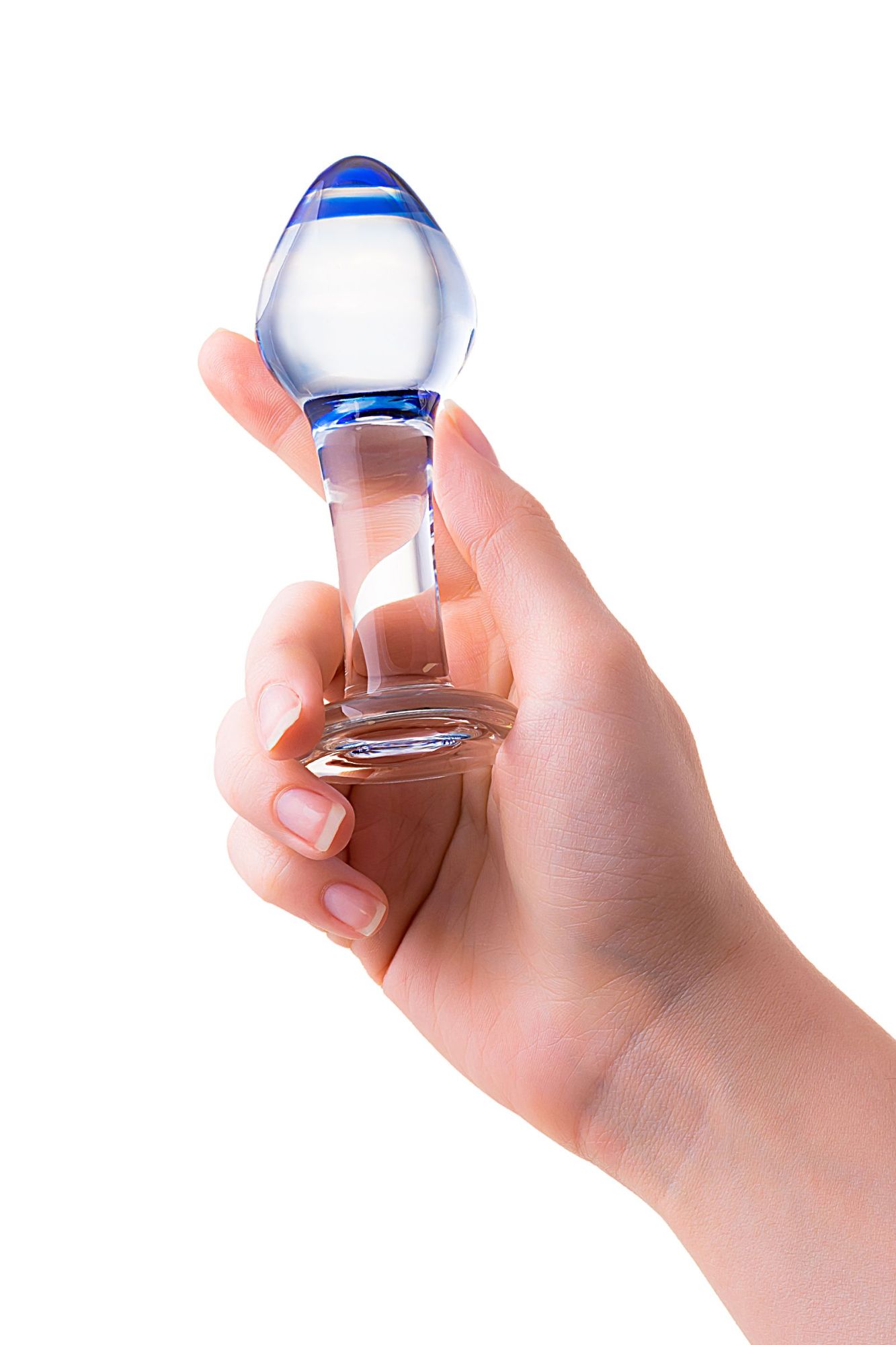 анальная втулка sexus glass, стекло, прозрачная, 11,5 см, ø 4 см в России