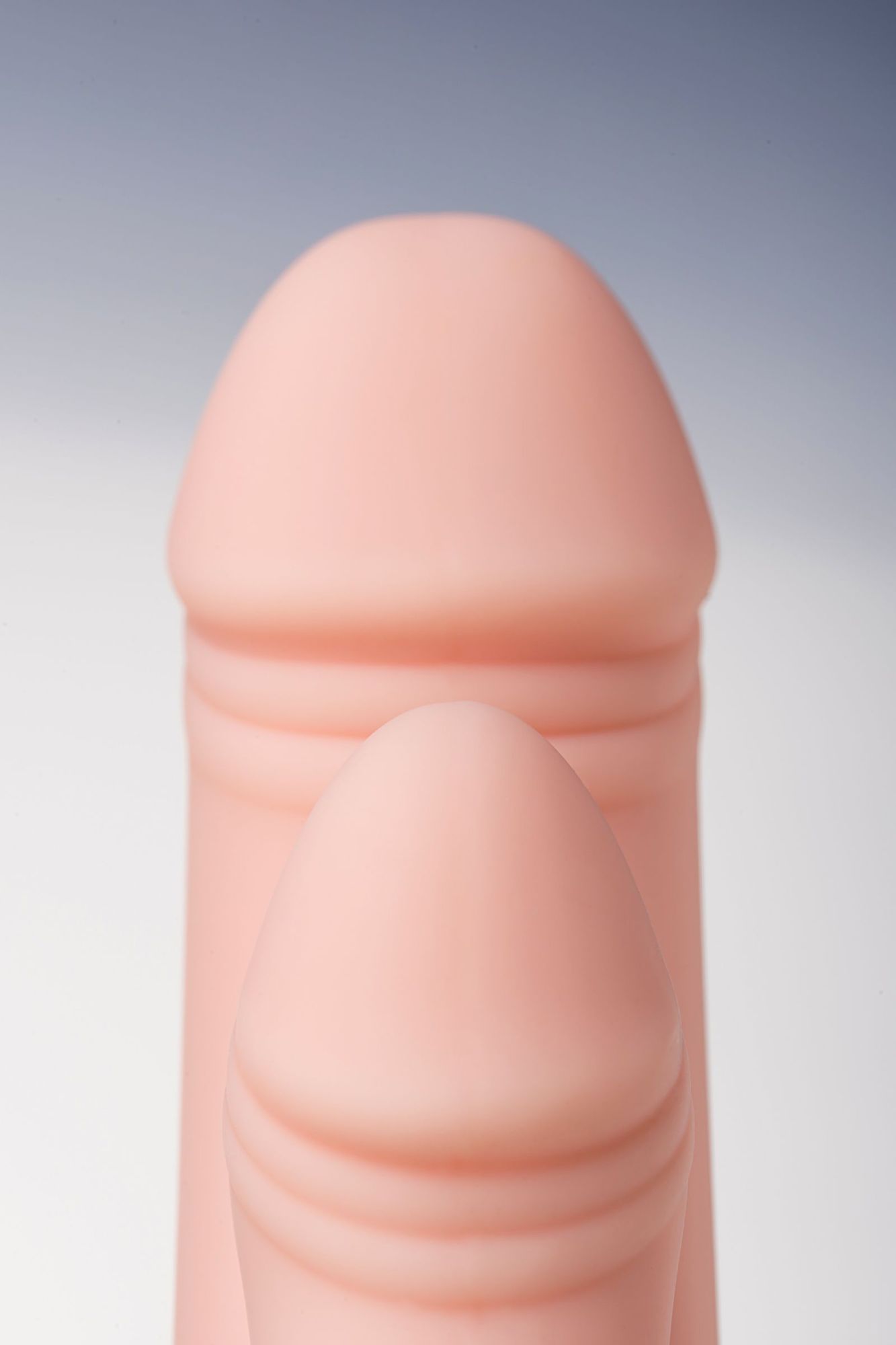 реалистичный фаллоимитатор a-toys by toyfa twint, силикон, телесный, 19,5 см в России