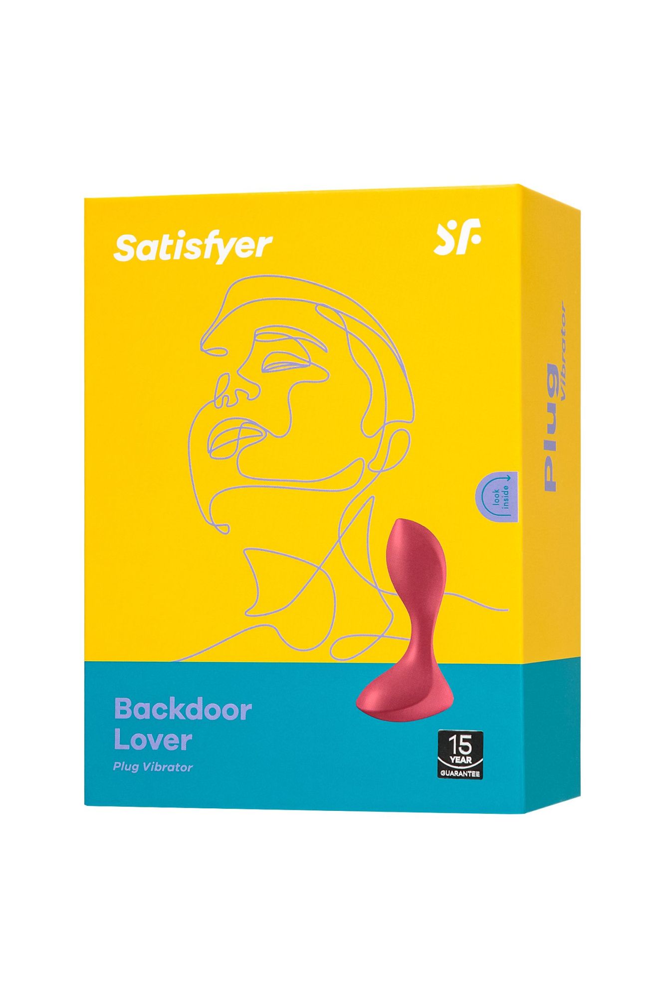 анальная втулка satisfyer backdoor lover, красная в России