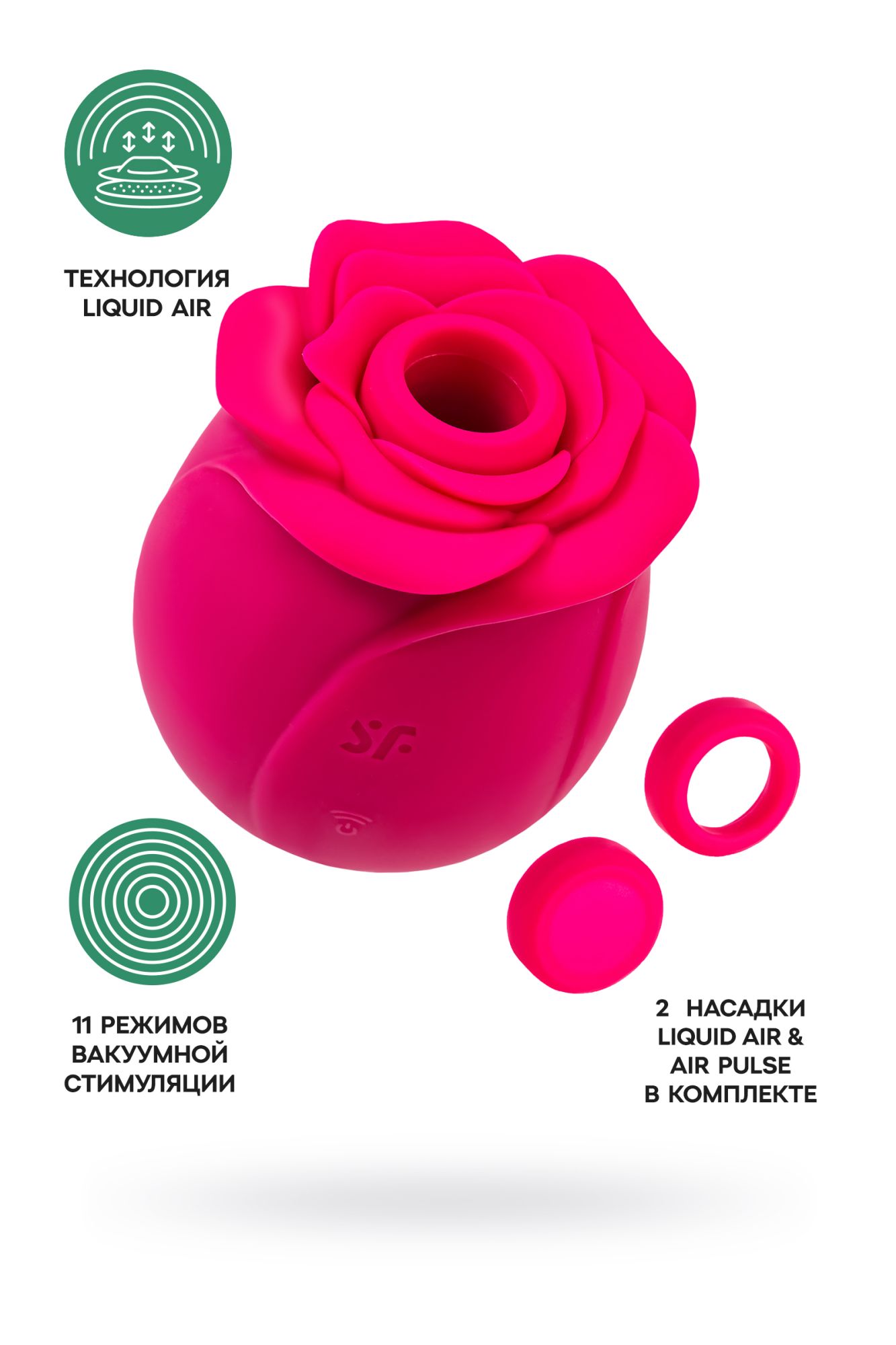 вакуум-волновой стимулятор клитора satisfyer pro 2 classic blossom, силикон, бордовый в России