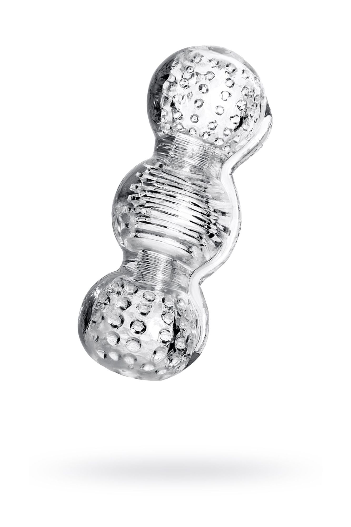 мастурбатор нереалистичный lingam by toyfa rashmi, tpe, прозрачный, 15,5 см в России