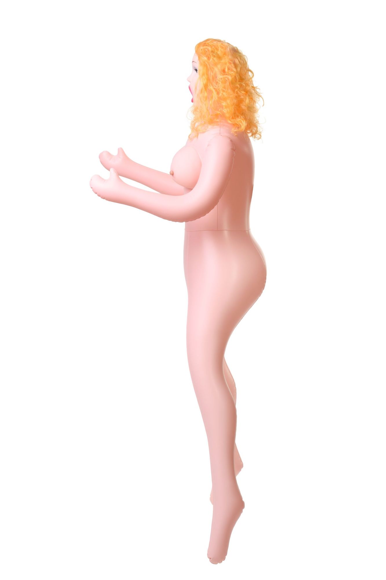 кукла надувная dolls-x by toyfa celine с реалистичной головой, блондинка, с тремя отверстиями в России